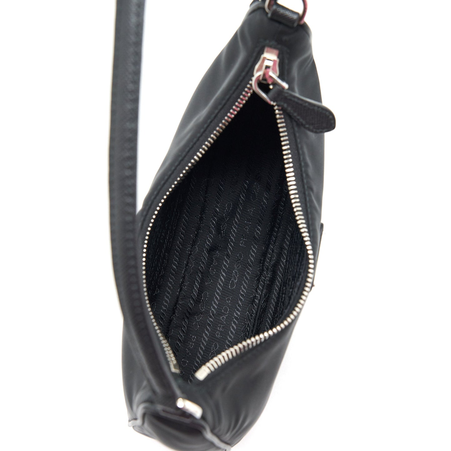 Prada reedition 2005 Nylon Bag Black SHW