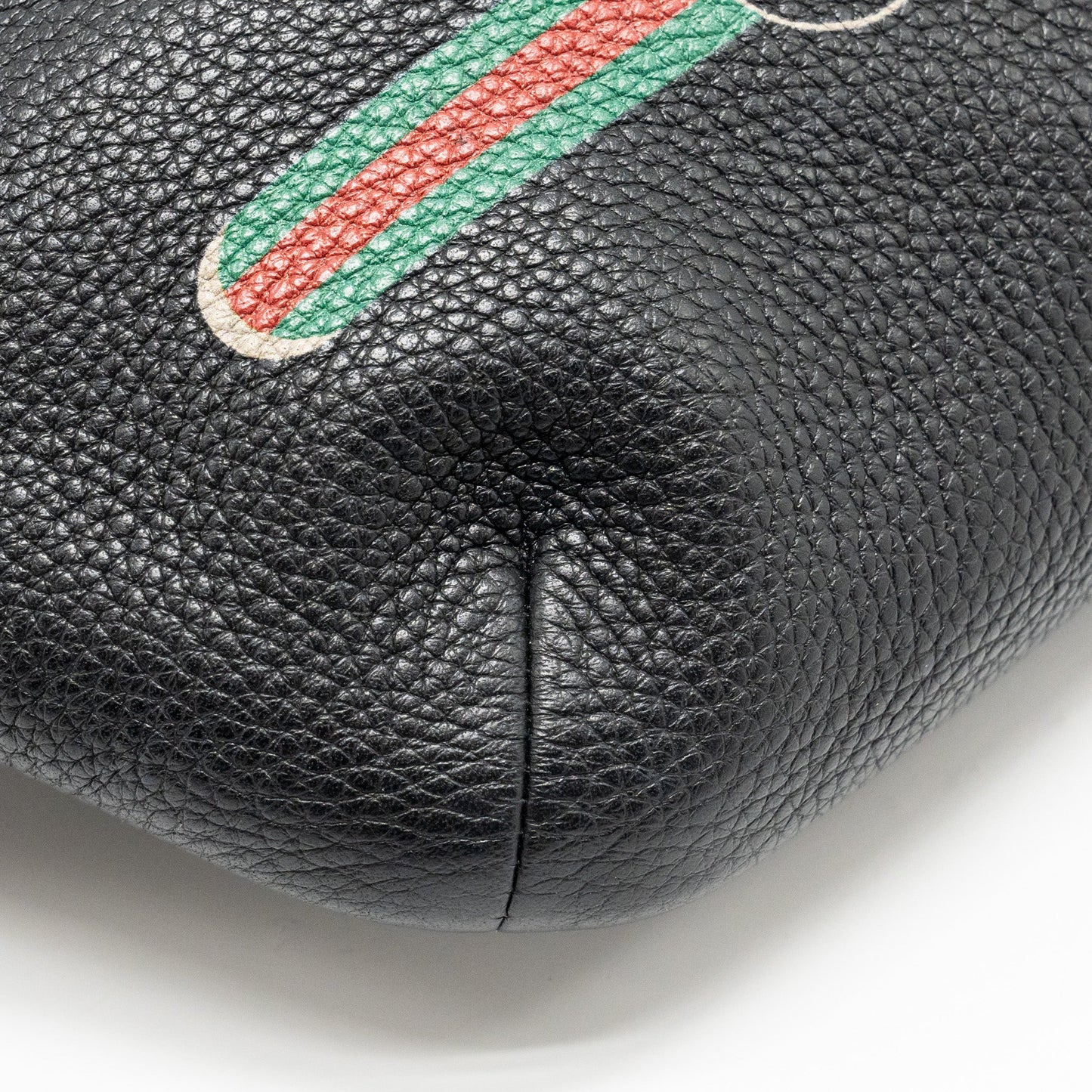 Gucci Mini Print Belt Bag Calfskin Black GHW