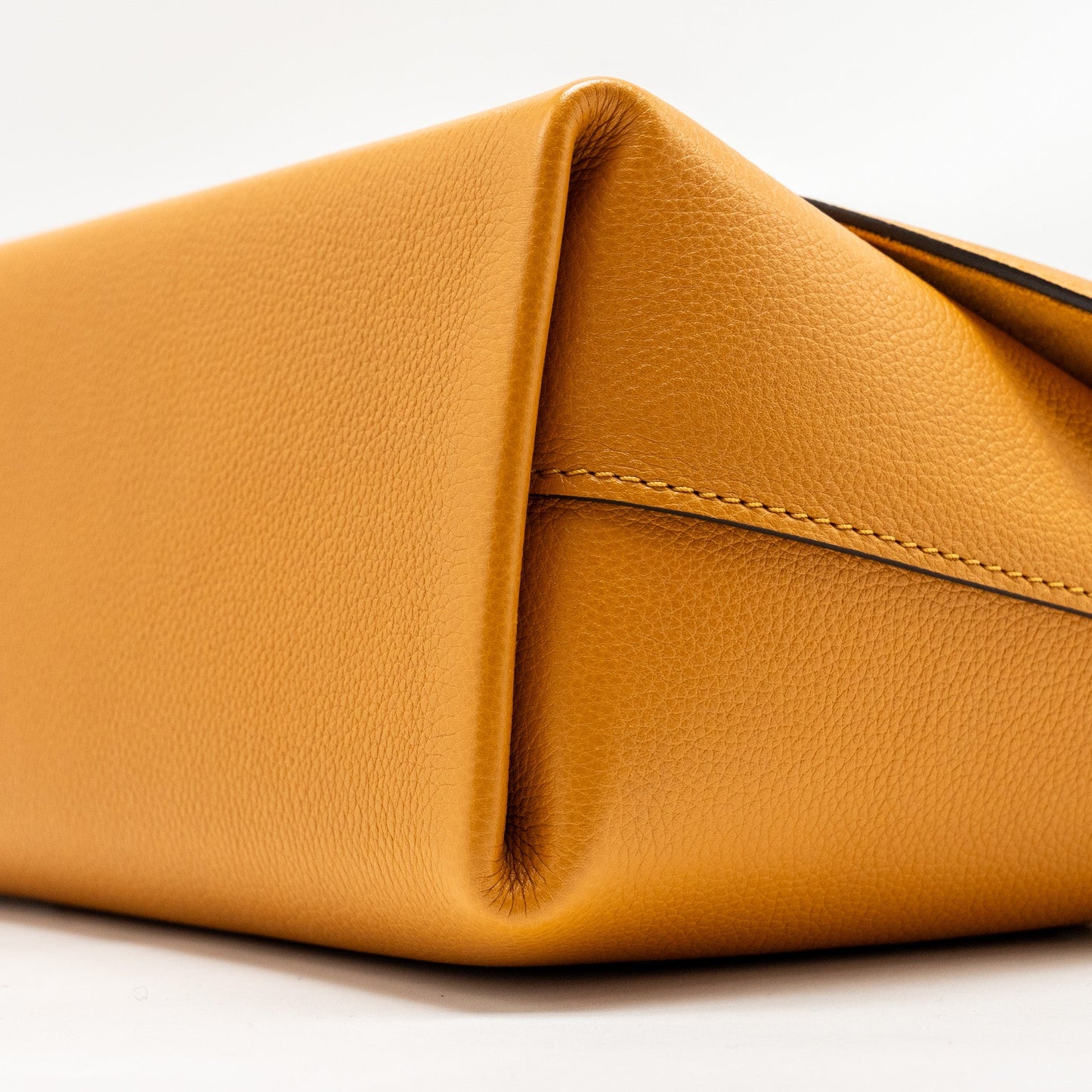 Louis Vuitton Top handle flap bag calfskin yellow GHW