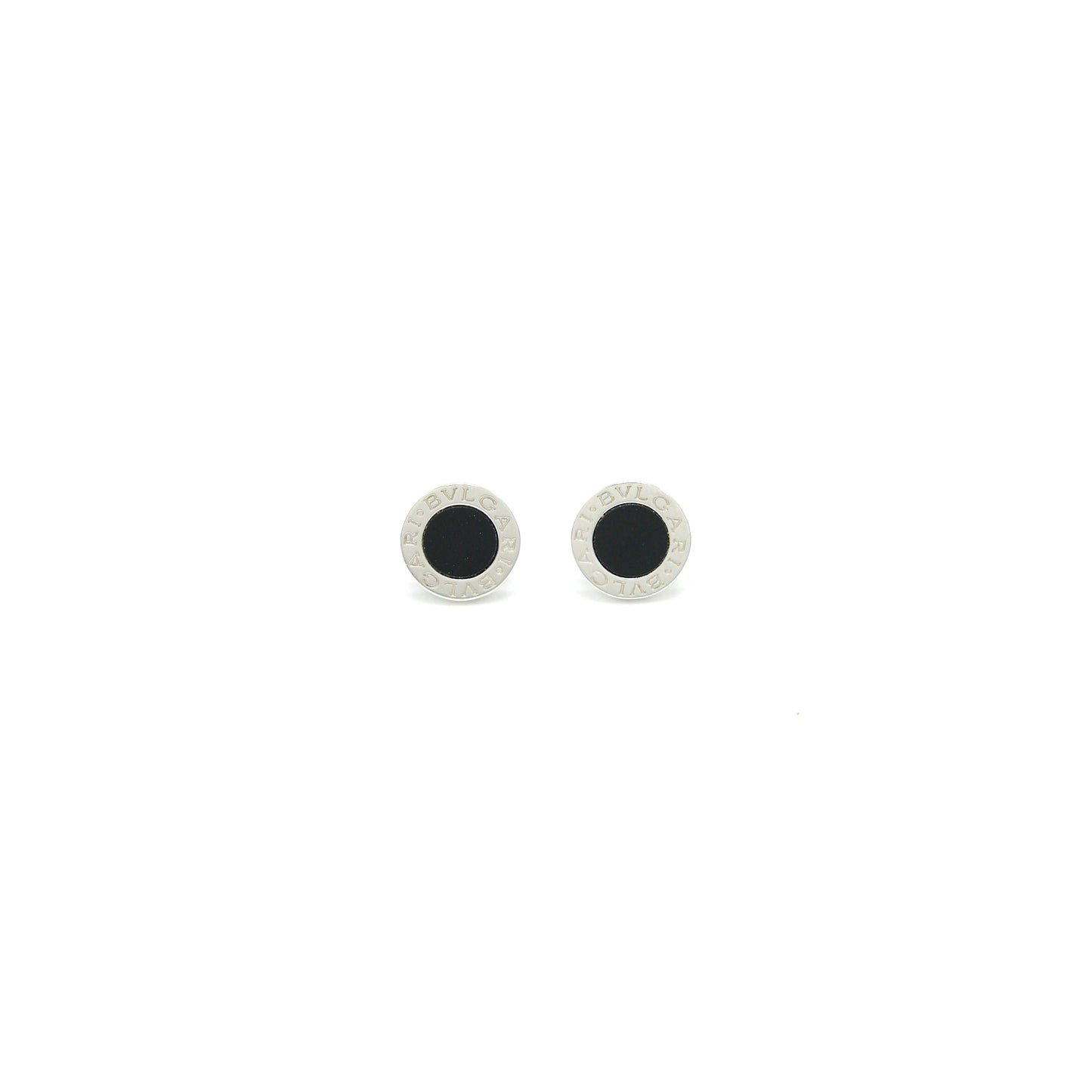 Bvlgari Single Earring Onyx with White gold (sell in a pair)