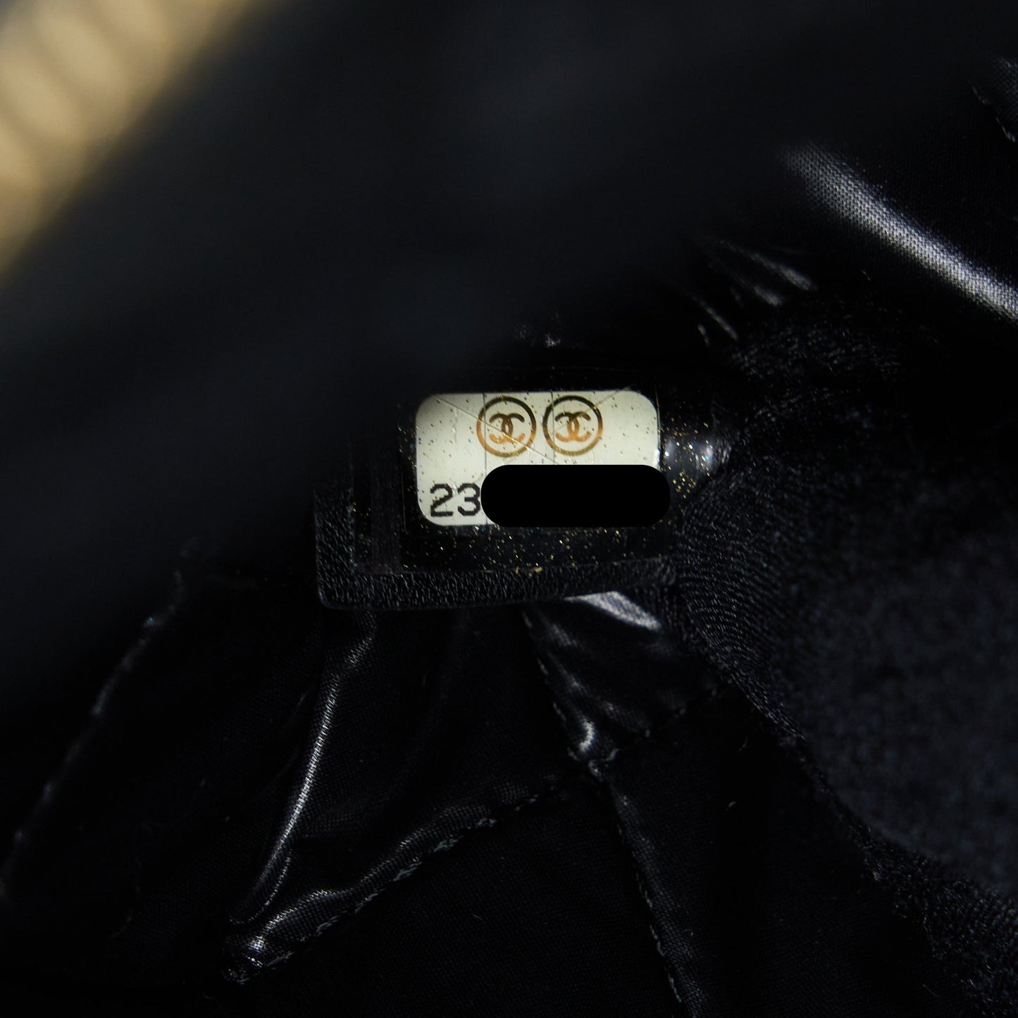 Chanel Quilted Pouch with Tassel Black LGHW