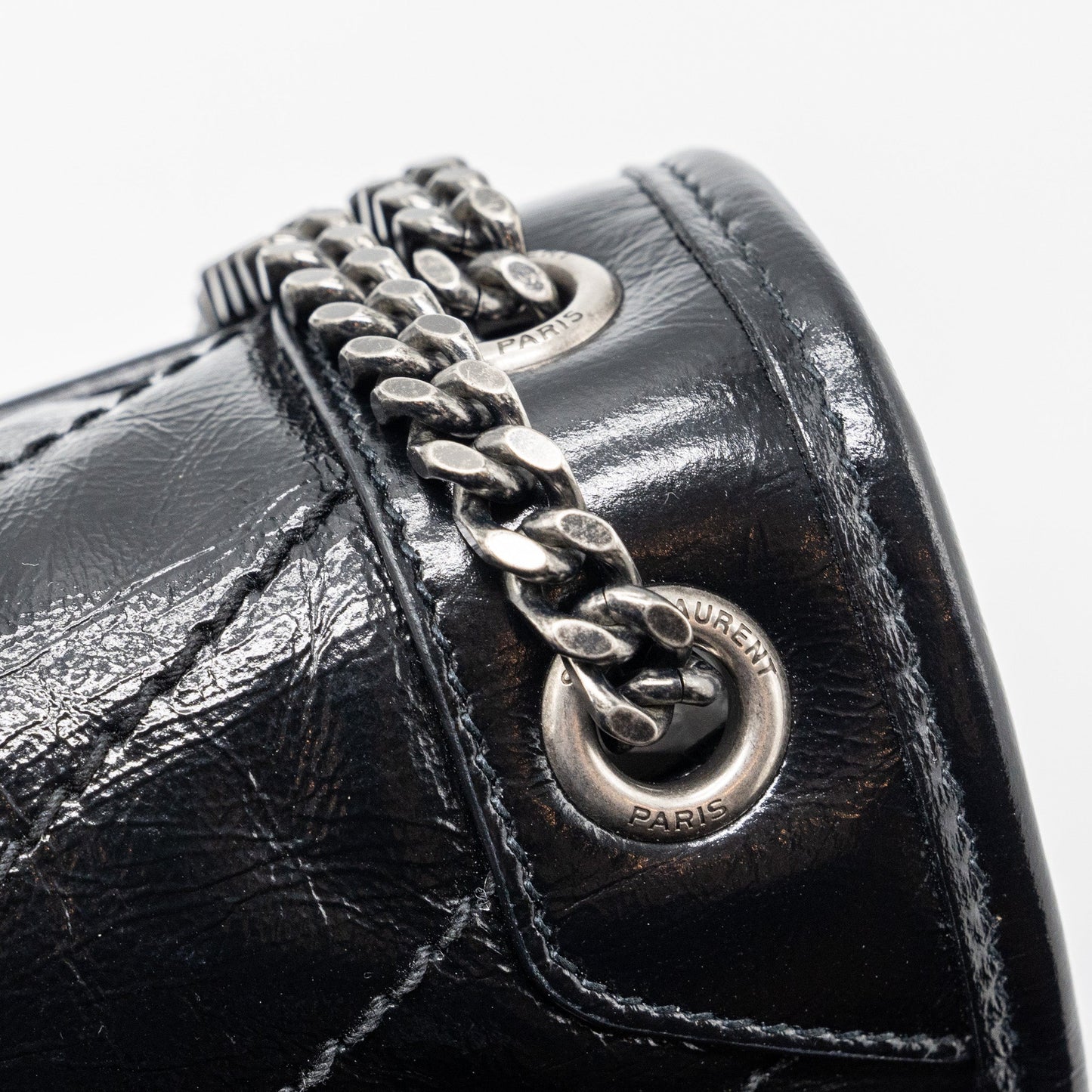 Saint laurent Niki baby calfskin black SHW