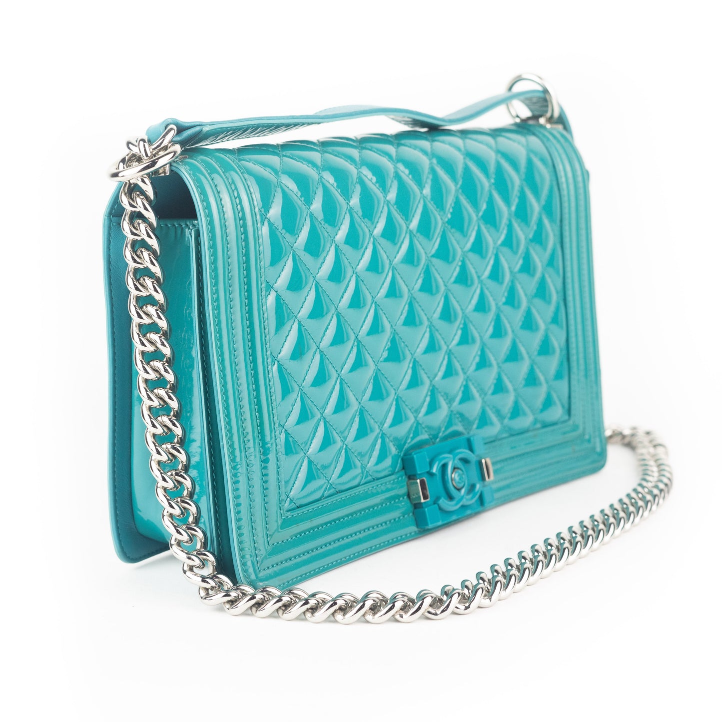 Chanel Patent Large Boy Bag