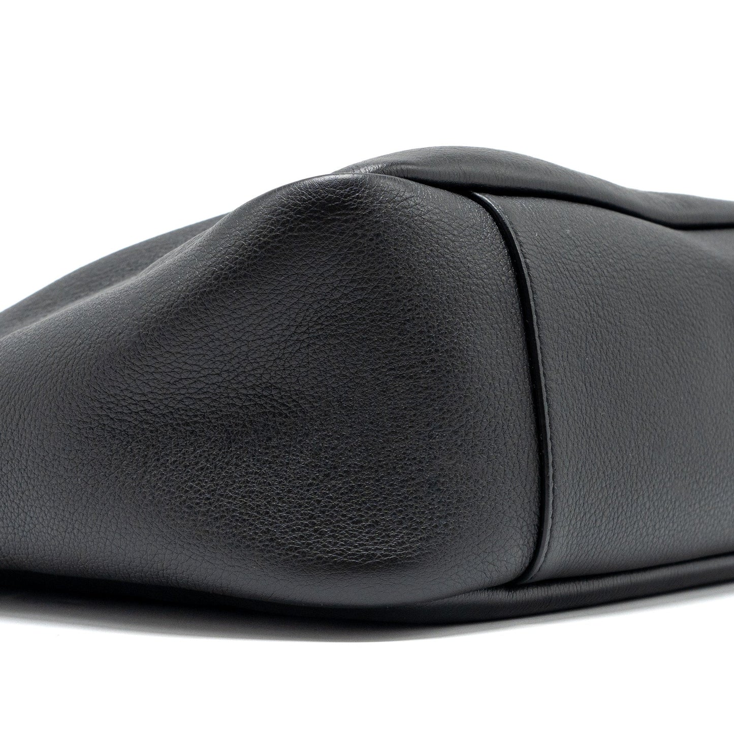 Saint Laurent/YSL Le 5 A 7 Supple Large Smooth Calfskin Black GHW
