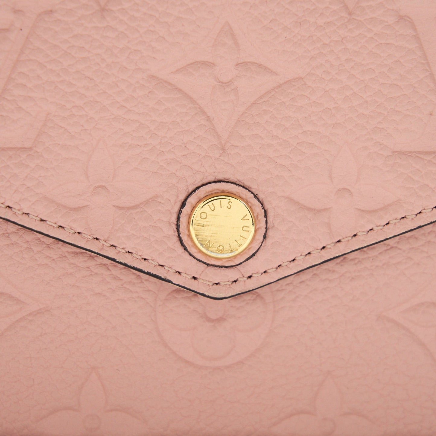 Louis Vuitton Felicie Pochette Monogram empreinte Rose poudre