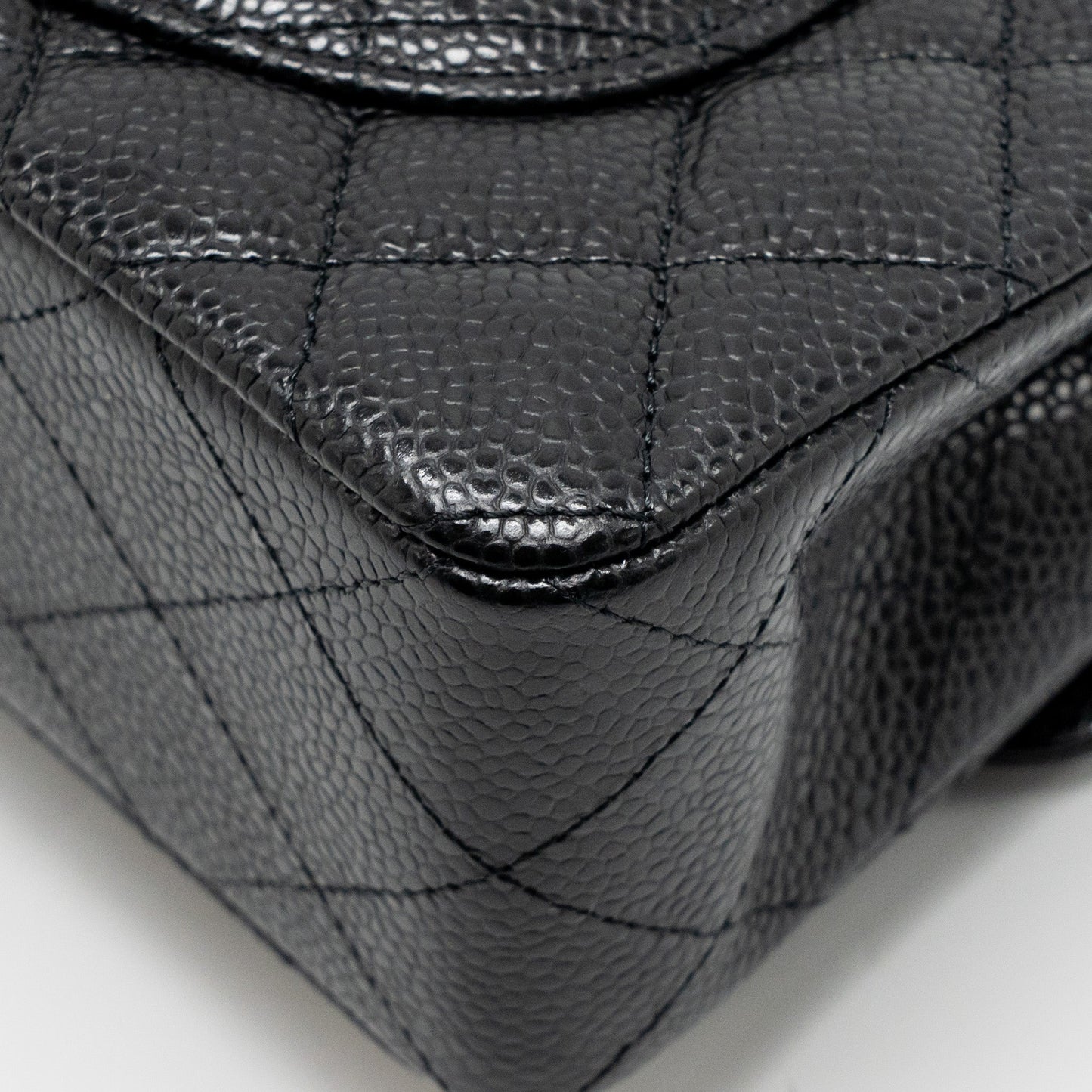 Chanel Small Classic Double Flap Bag Caviar Black SHW
