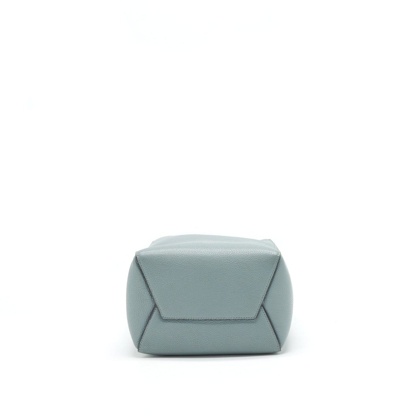CELINE SMALL SANGLE BUCKET BAG IN GREY