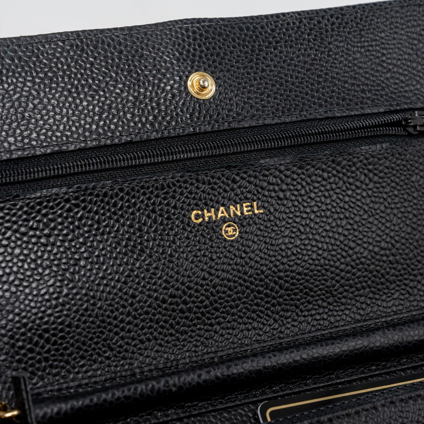 Chanel Classic Wallet On Chain Black Caviar Black GHW