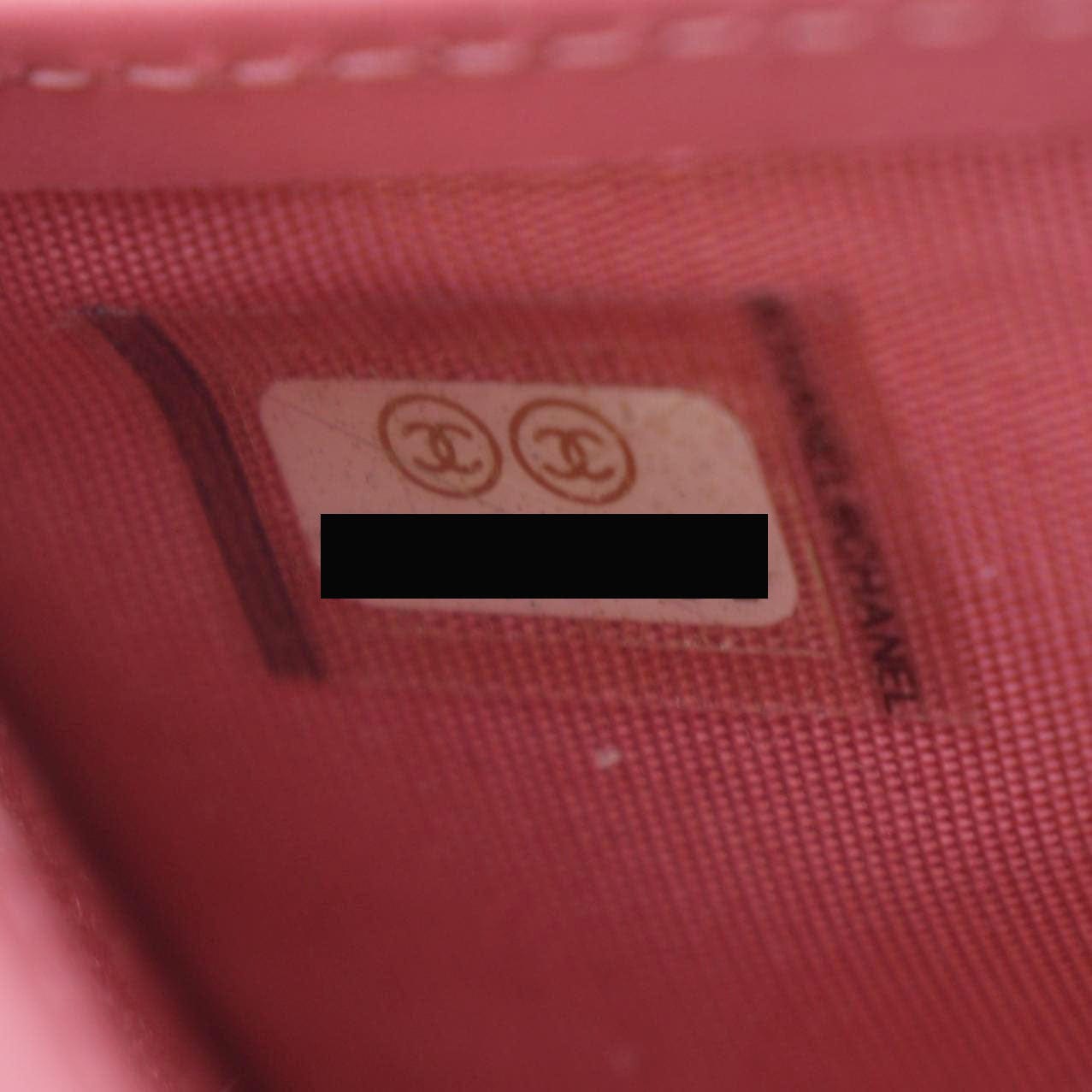 CHANEL Timeless CC Flap Caviar Leather Wallet Pink