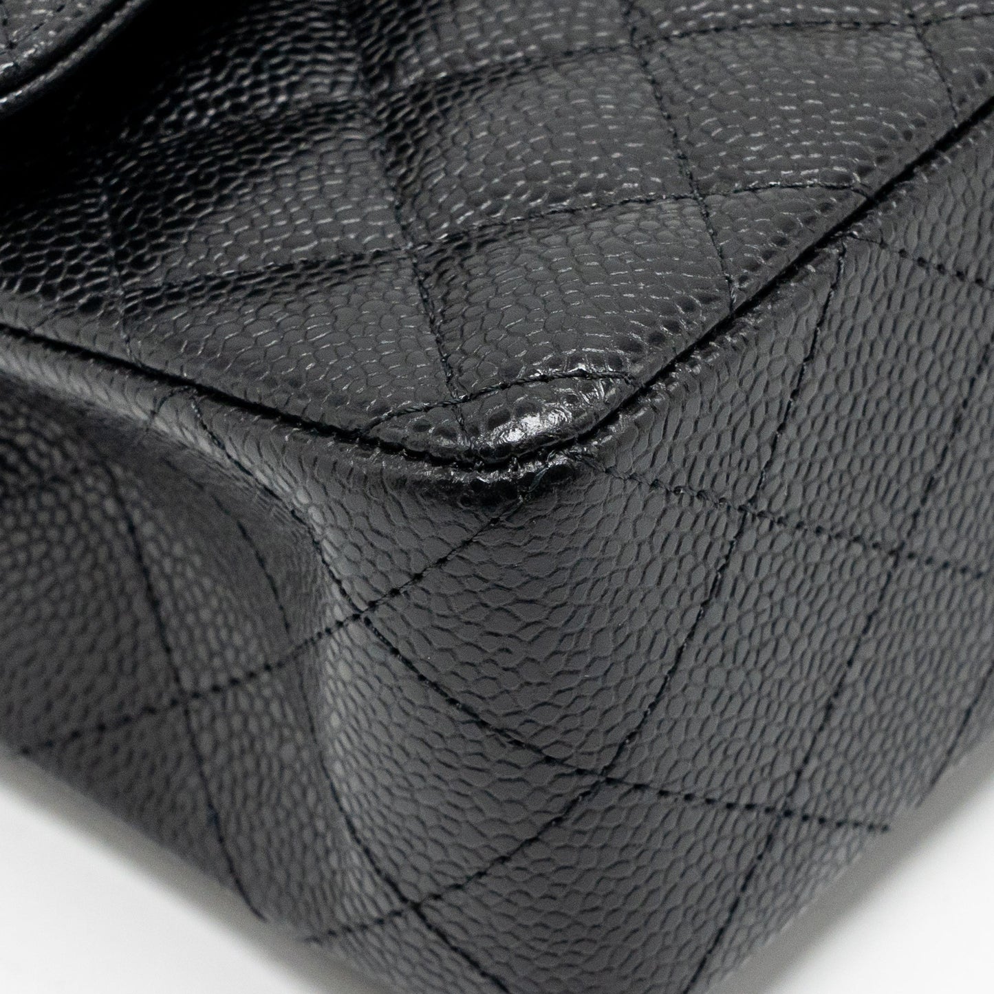 Chanel Small Classic Double Flap Bag Caviar Black GHW (Microchip)