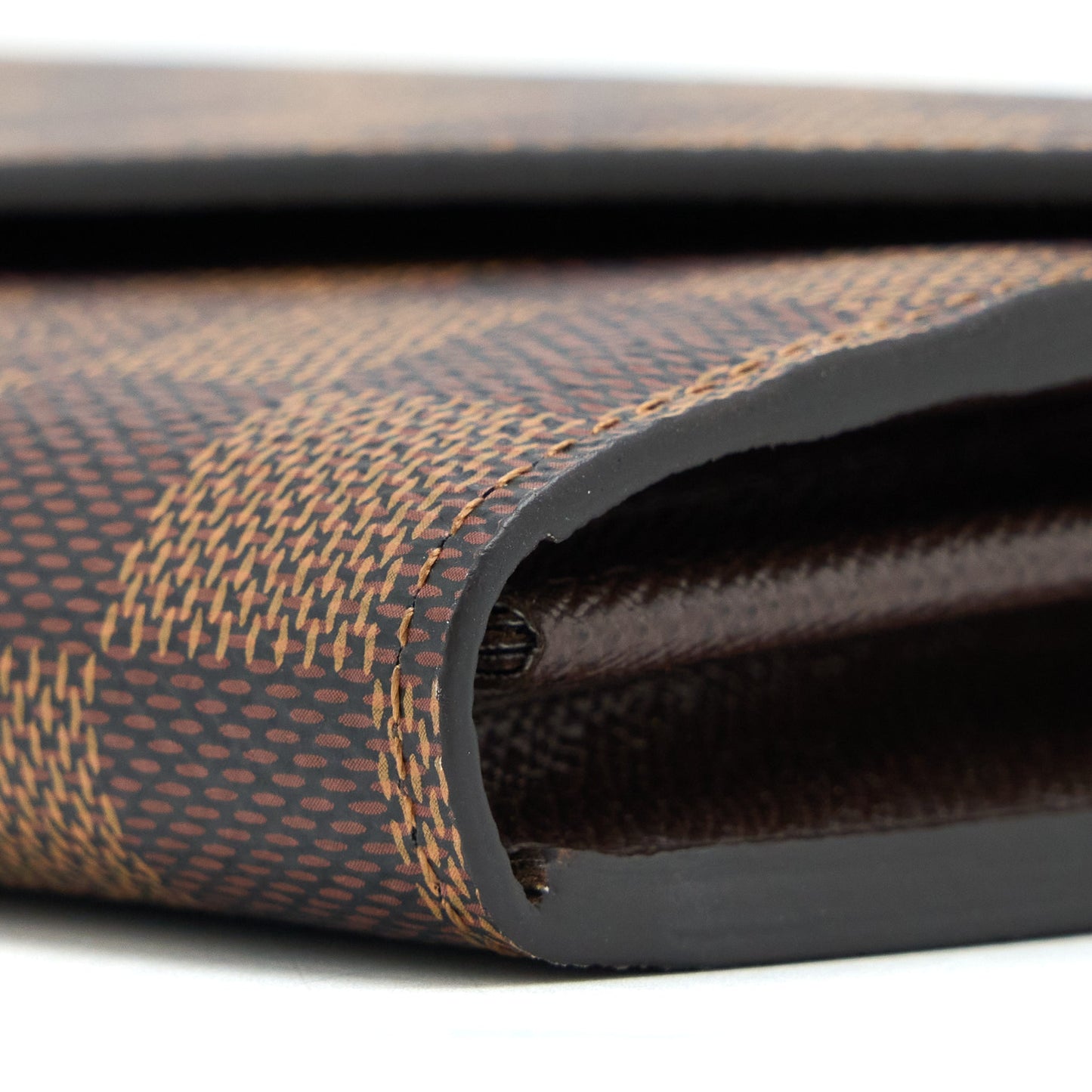 Louis Vuitton Sarah Wallet Damier Ebene Canvas GHW