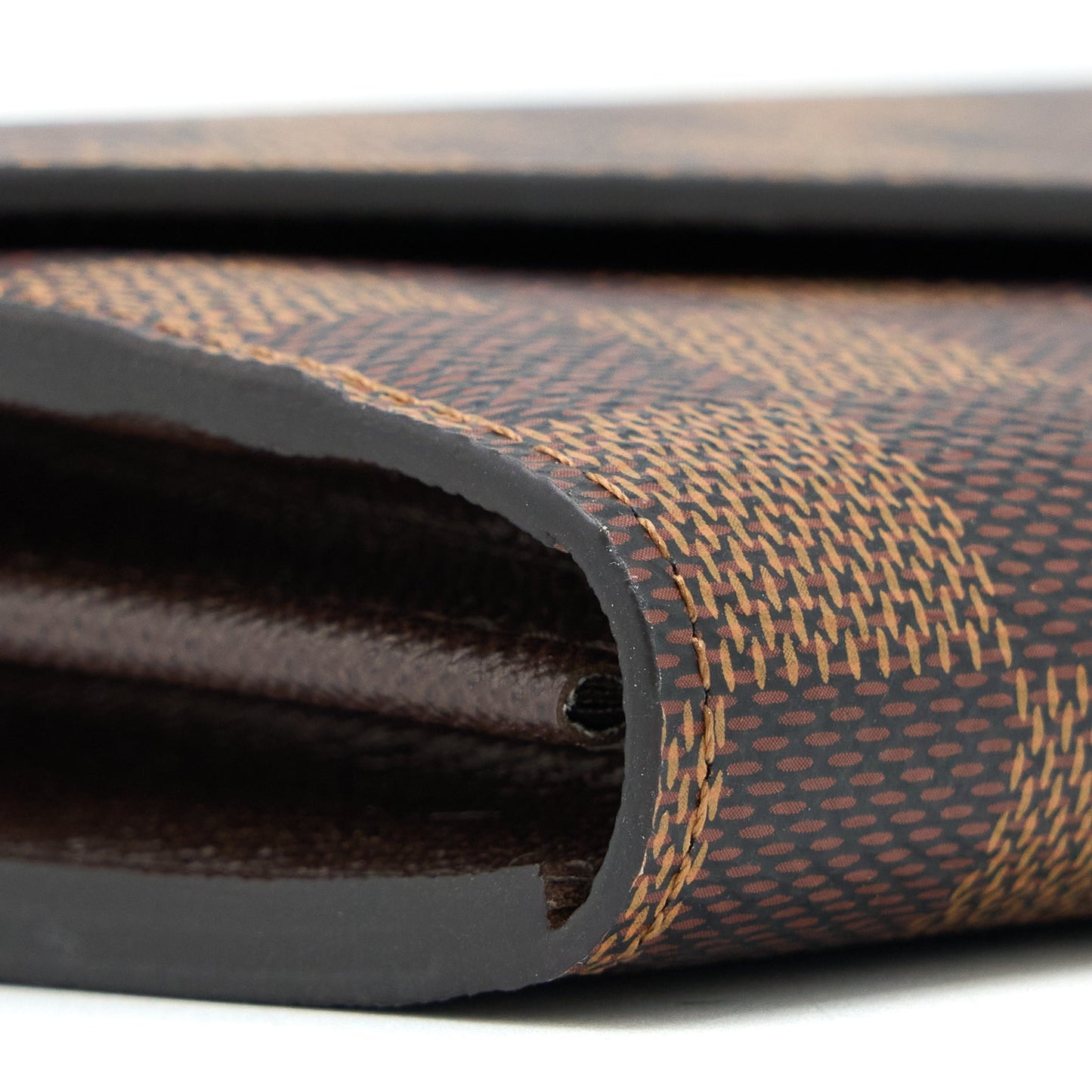 Louis Vuitton Sarah Wallet Damier Ebene Canvas GHW