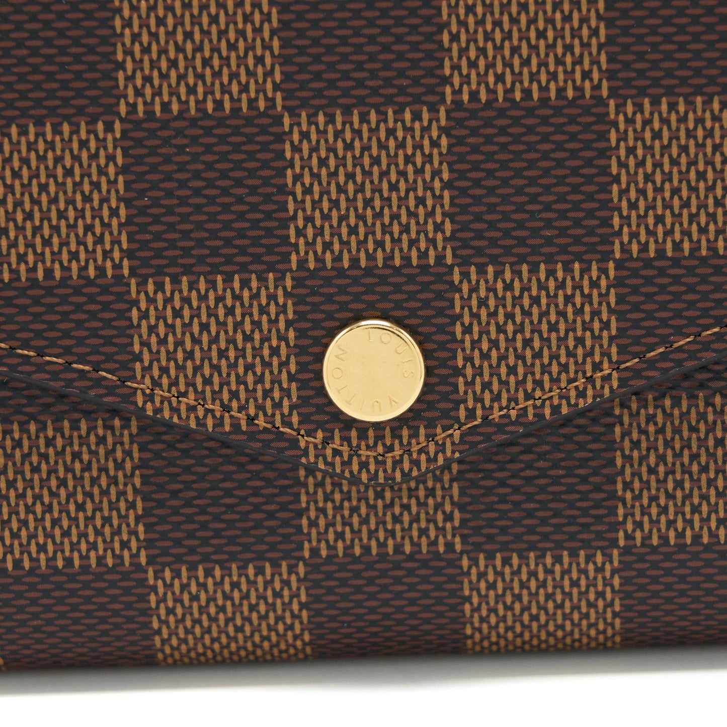Louis Vuitton Sarah Wallet Damier Ebene Canvas GHW