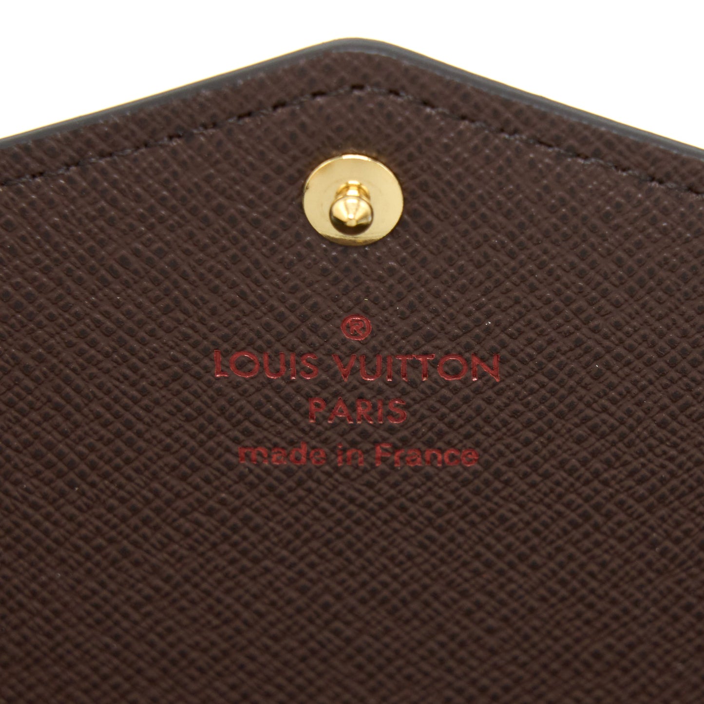 Louis Vuitton Sarah Wallet Damier Ebene Canvas GHW