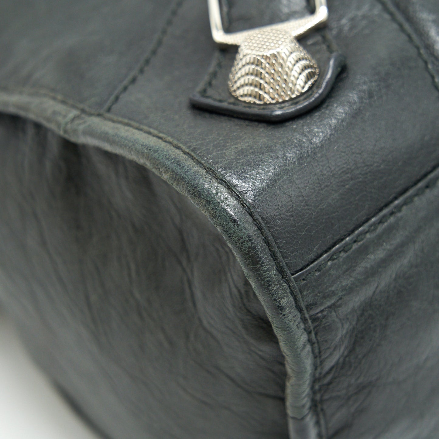 Balenciaga Giant City in Black SHW