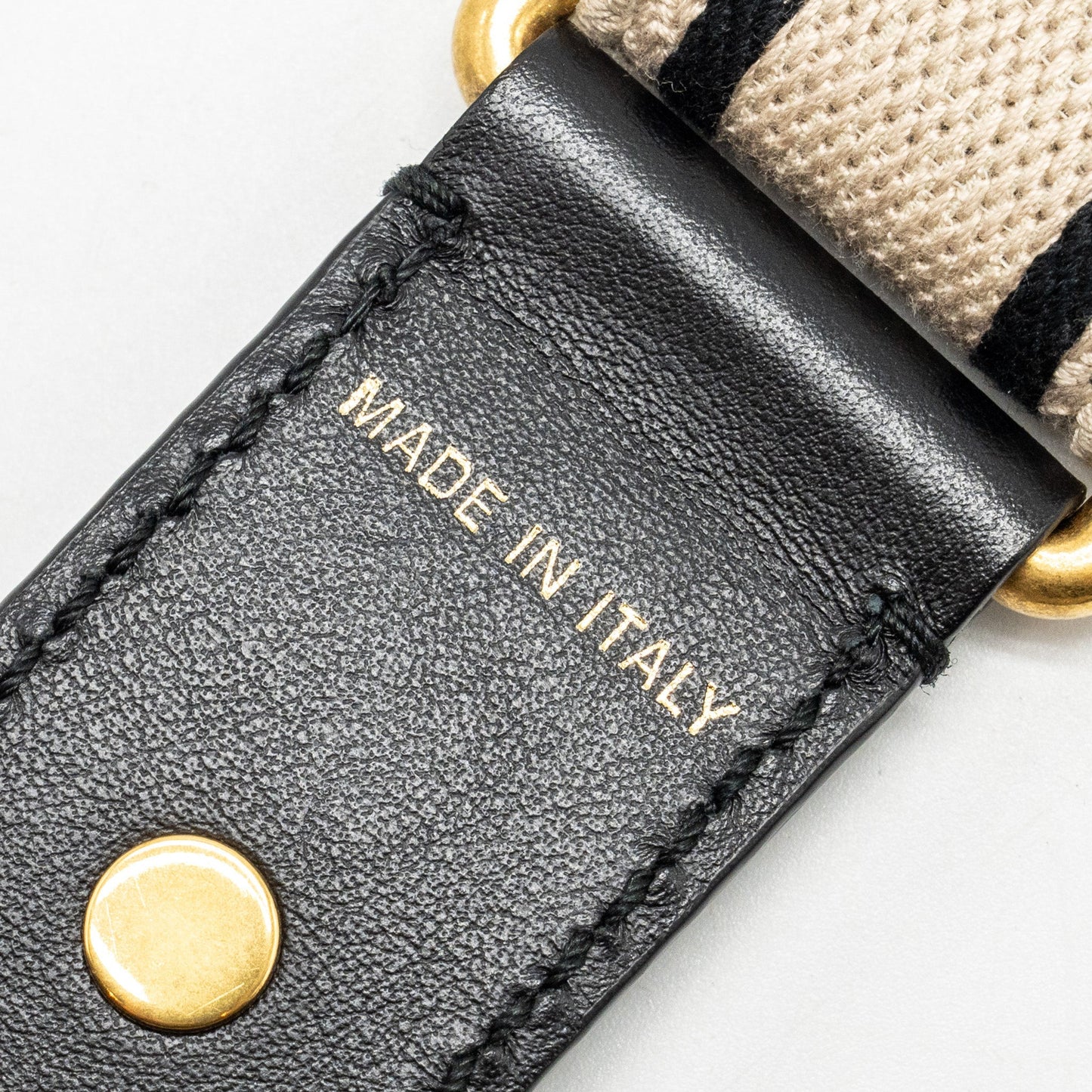 Luxury Dior Adjustable Shoulder Strap embroidery Multicolour GHW