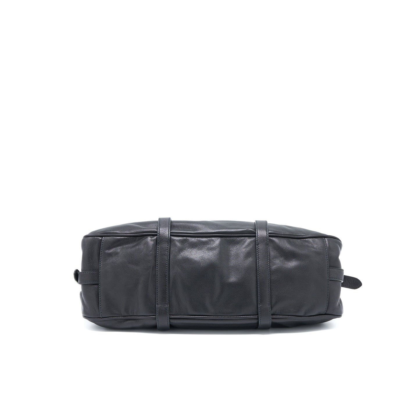 Prada Bauletto Tote Bag Soft Calfskin Black GHW