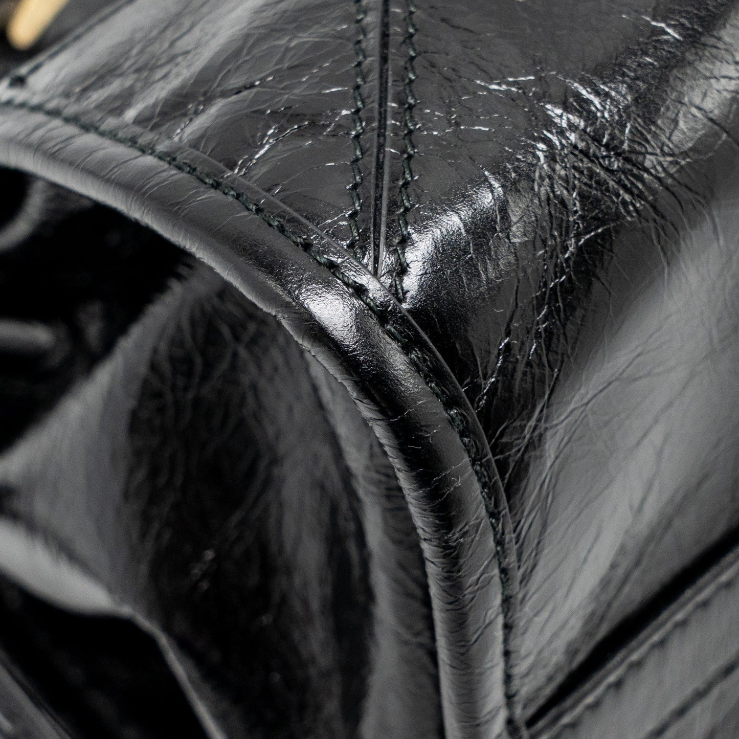 Prada Bonnie Medium Leather Handbag Calfskin black GHW