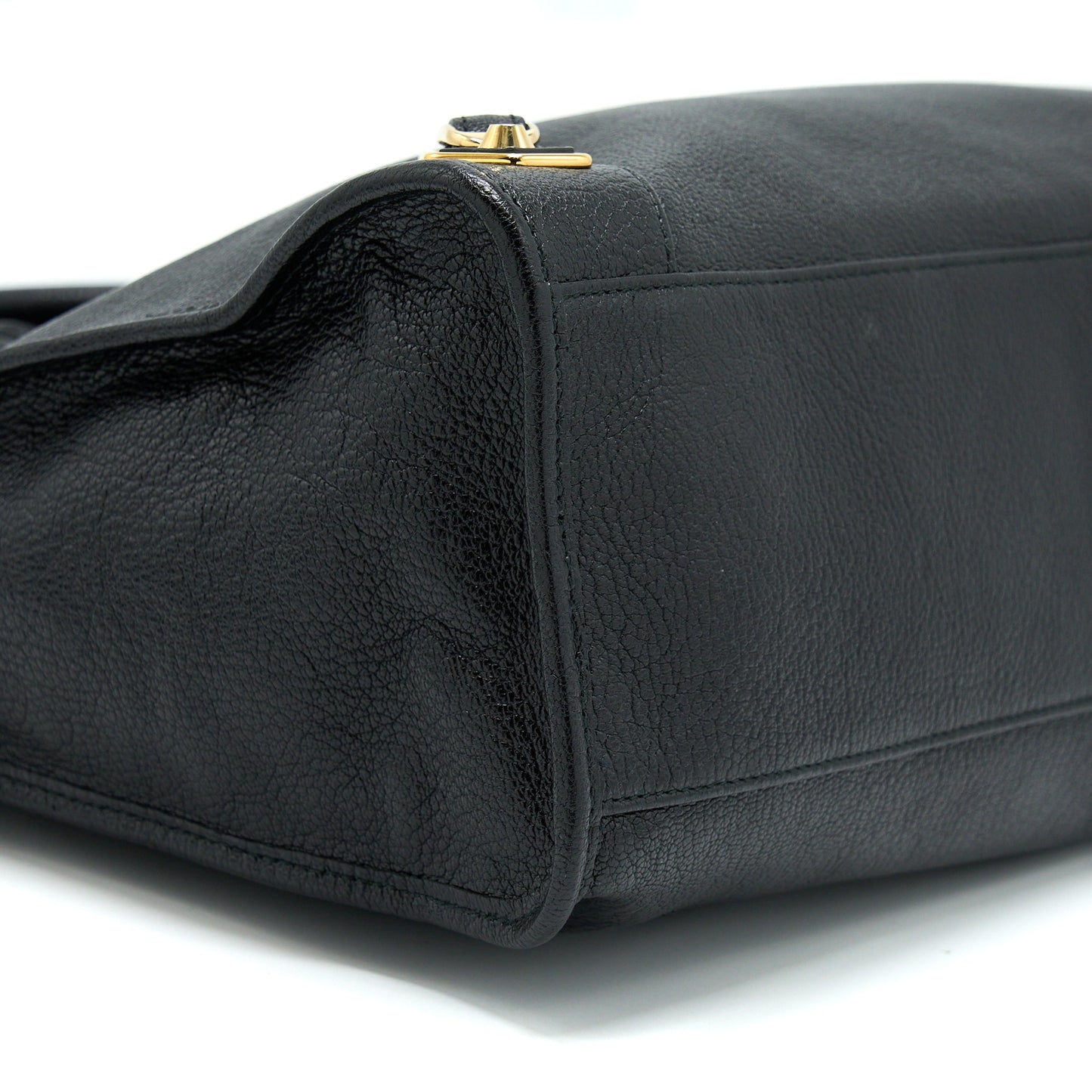 Balenciaga Edged City Bag Goatskin Black GHW