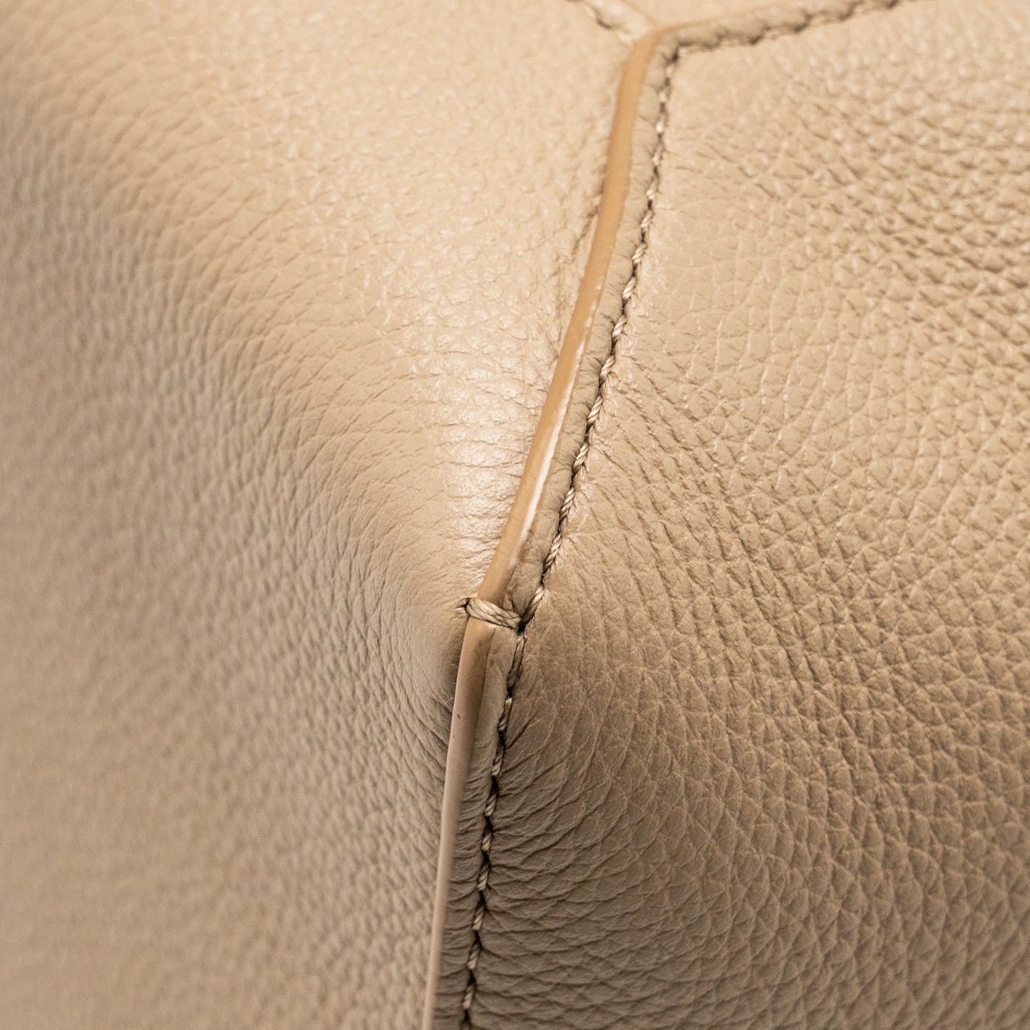 Loewe small puzzle bag grained calfskin sand GHW
