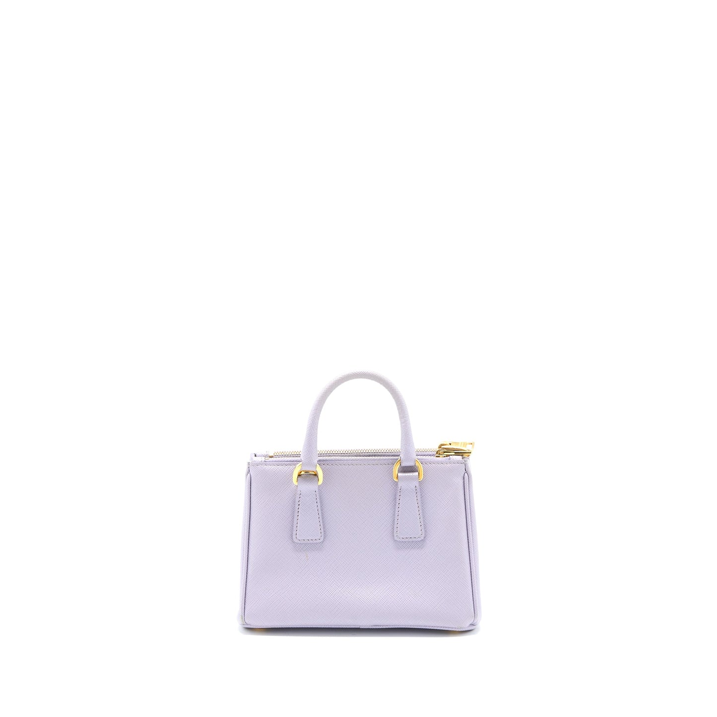 Prada Galleria Saffiano Mini Bag Leather Light Purple GHW