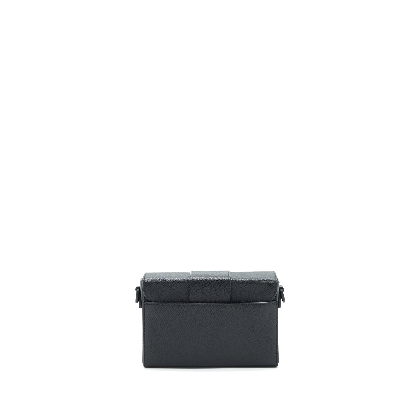 Luxury Dior 30 Montaigne Box Bag in Grained Calfskin So Black