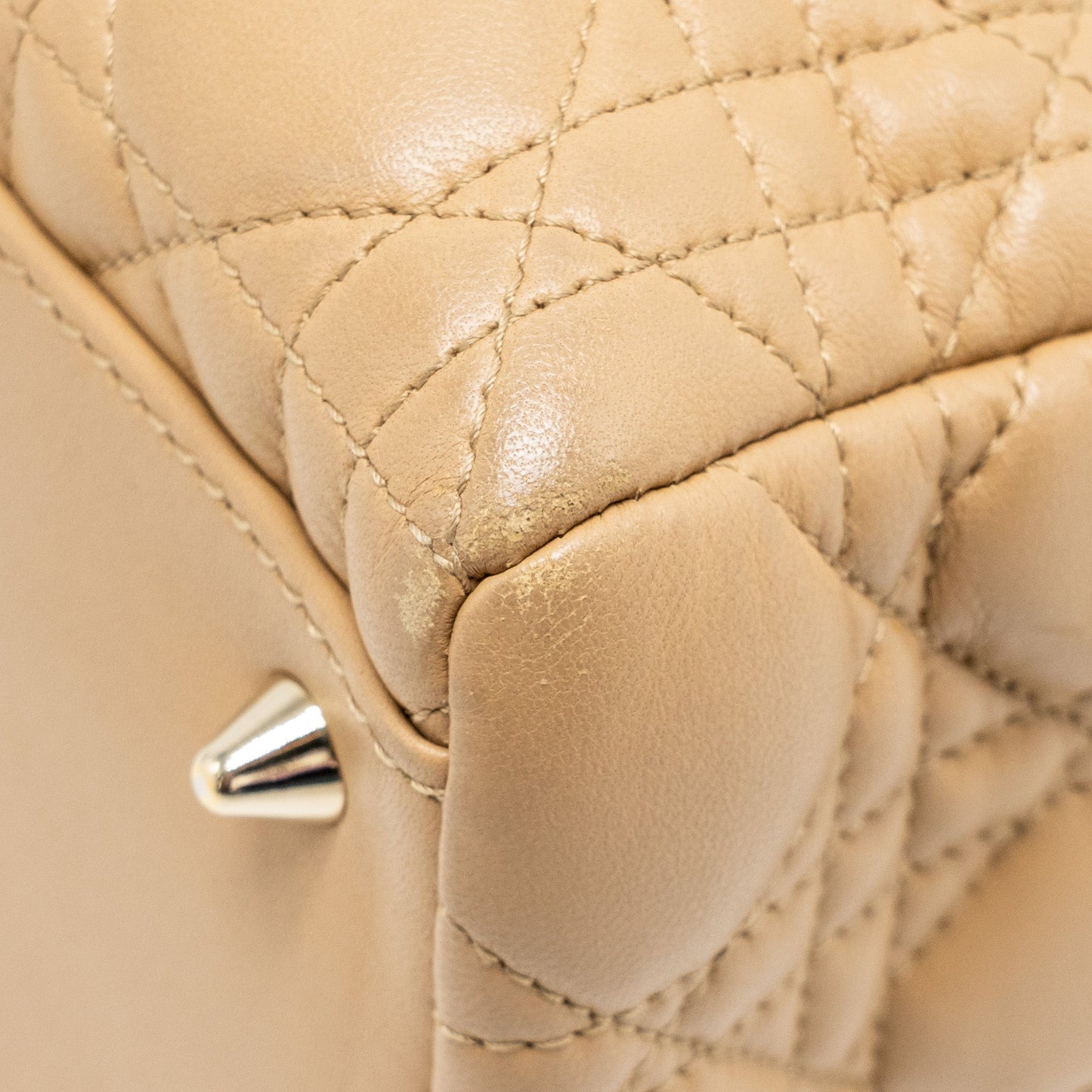 Dior Medium Lady dior lambskin beige LGHW
