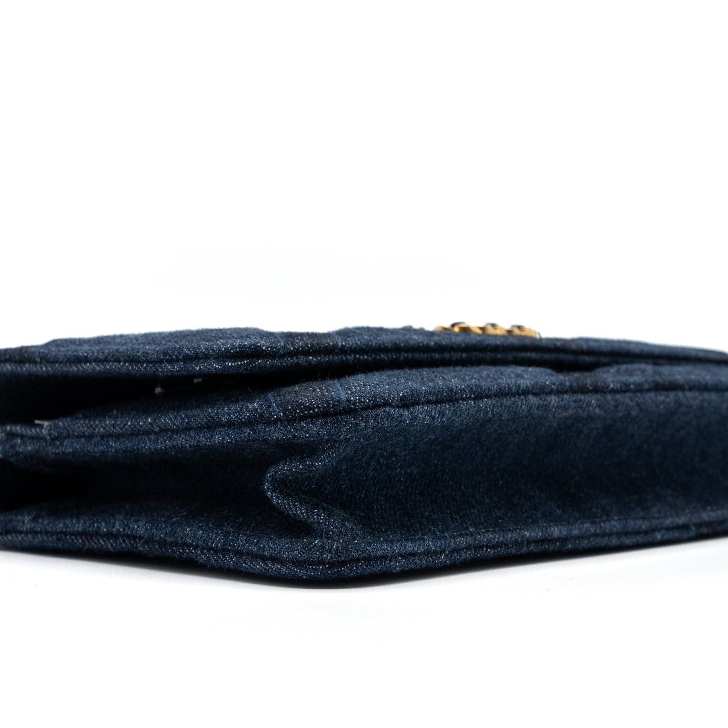 Chanel 19 wallet on chain limited denim dark blue multicolour hardware (microchip)