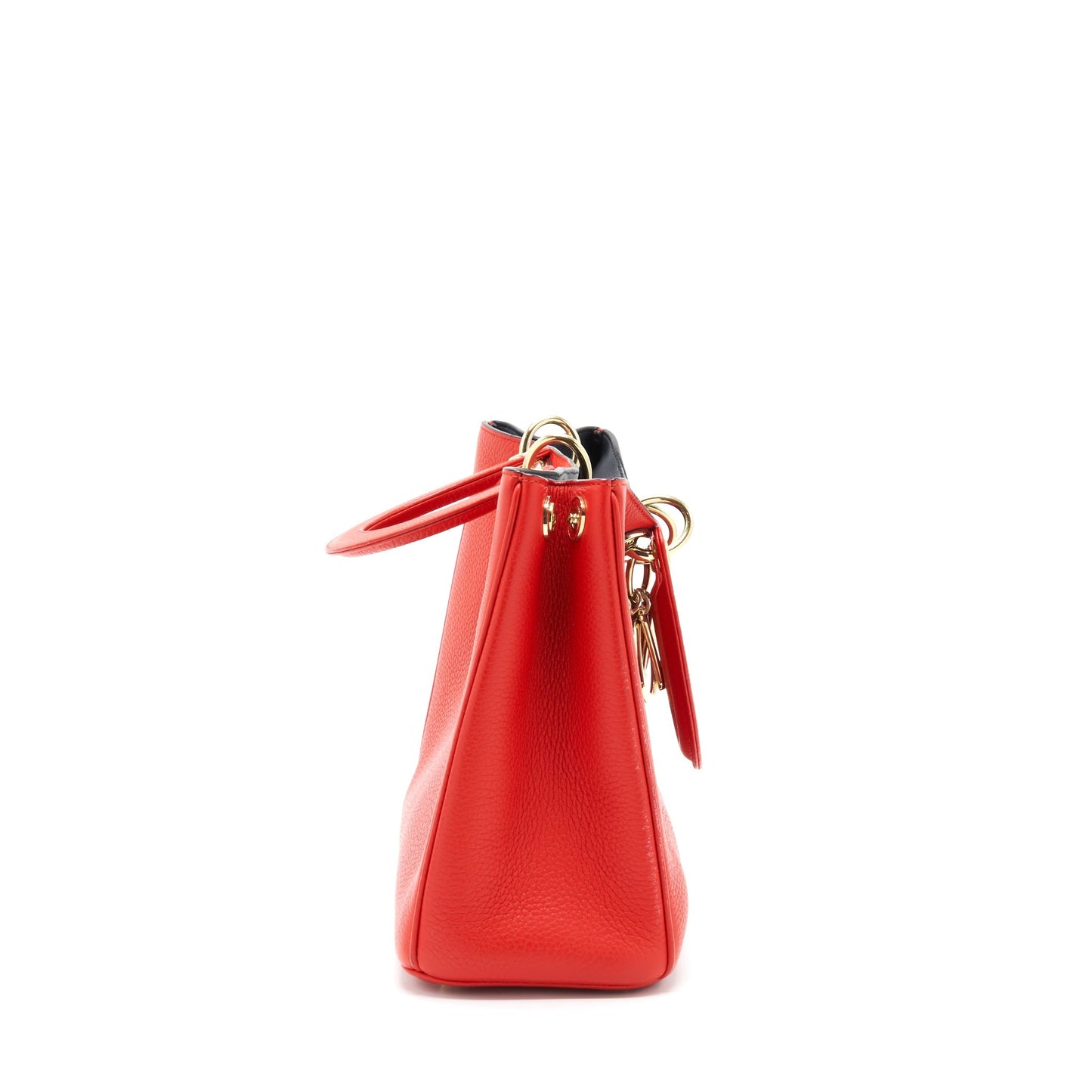 Luxury Dior Luxury Diorissimo Tote Bag Red LGHW