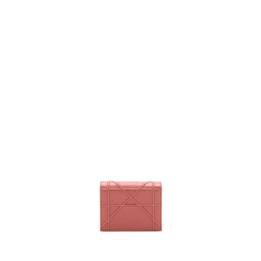 Luxury Dior Luxury Diorama Small Wallet Dark pink LGHW