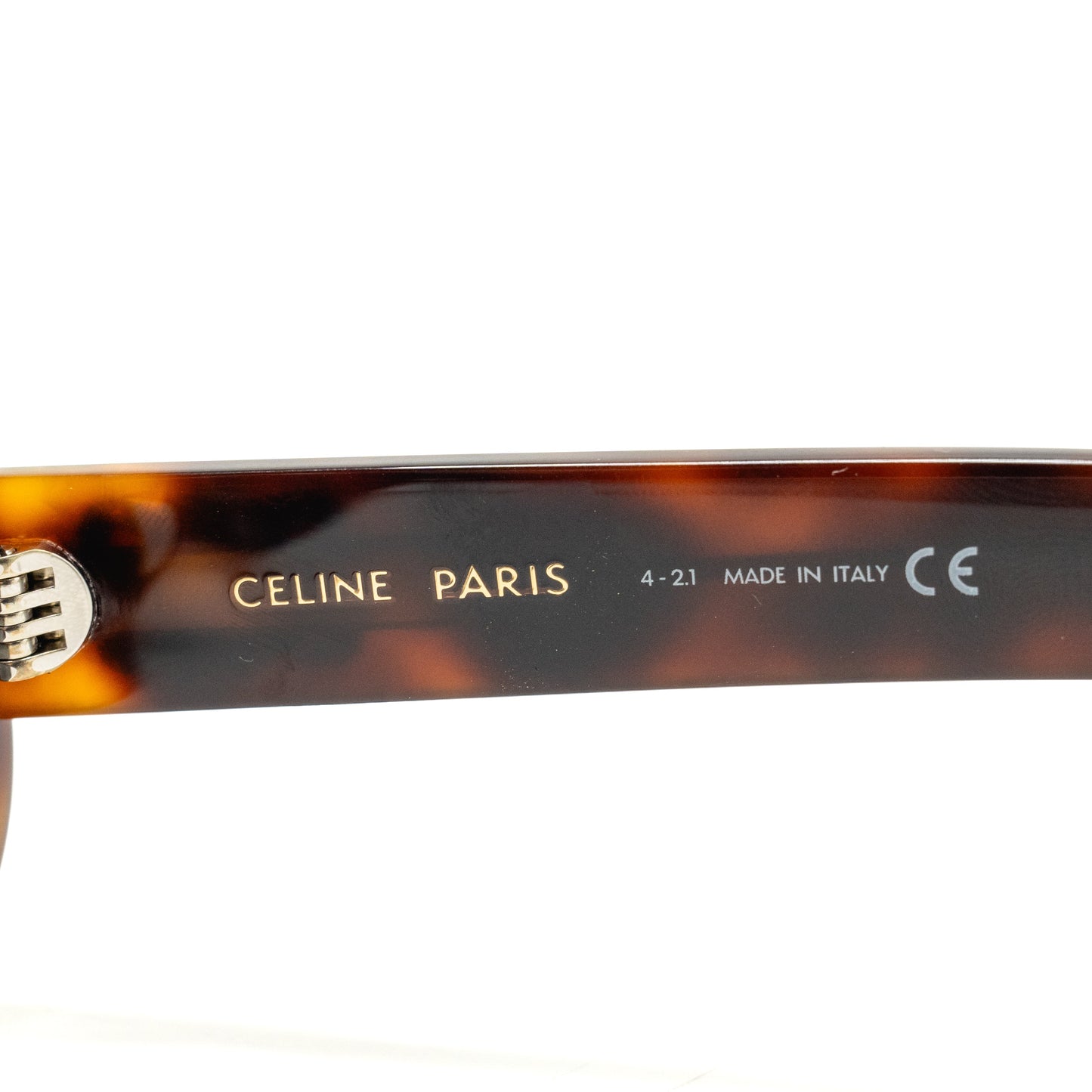 Celine Triomphe 01 sunglasses blonde Havana GHW