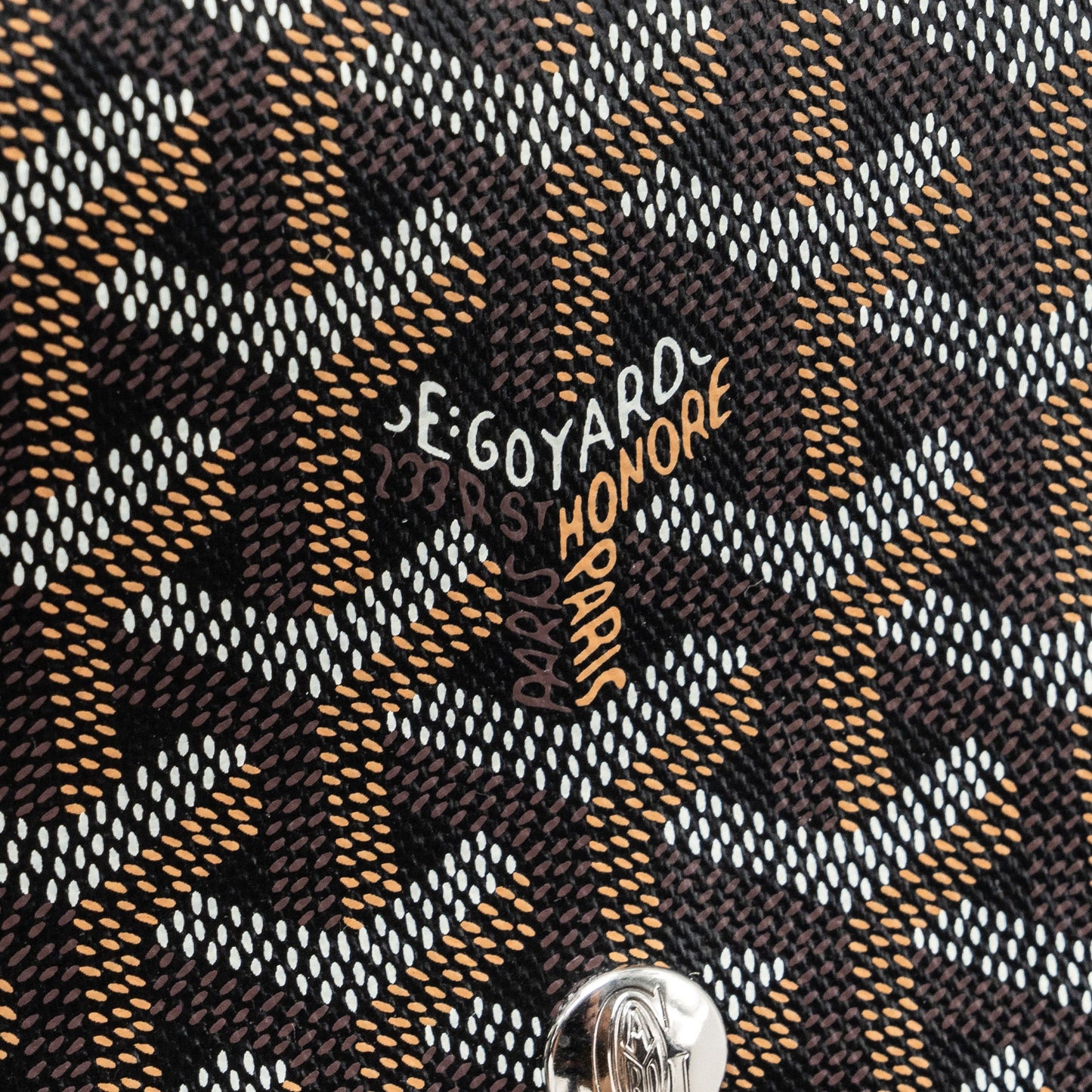 Goyard Plumet Pochette Canvas/ Leather Black SHW