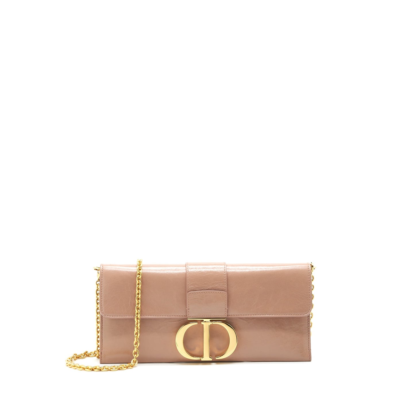 Luxury Dior 30 Montaigne Leather Clutch Bag with Chain