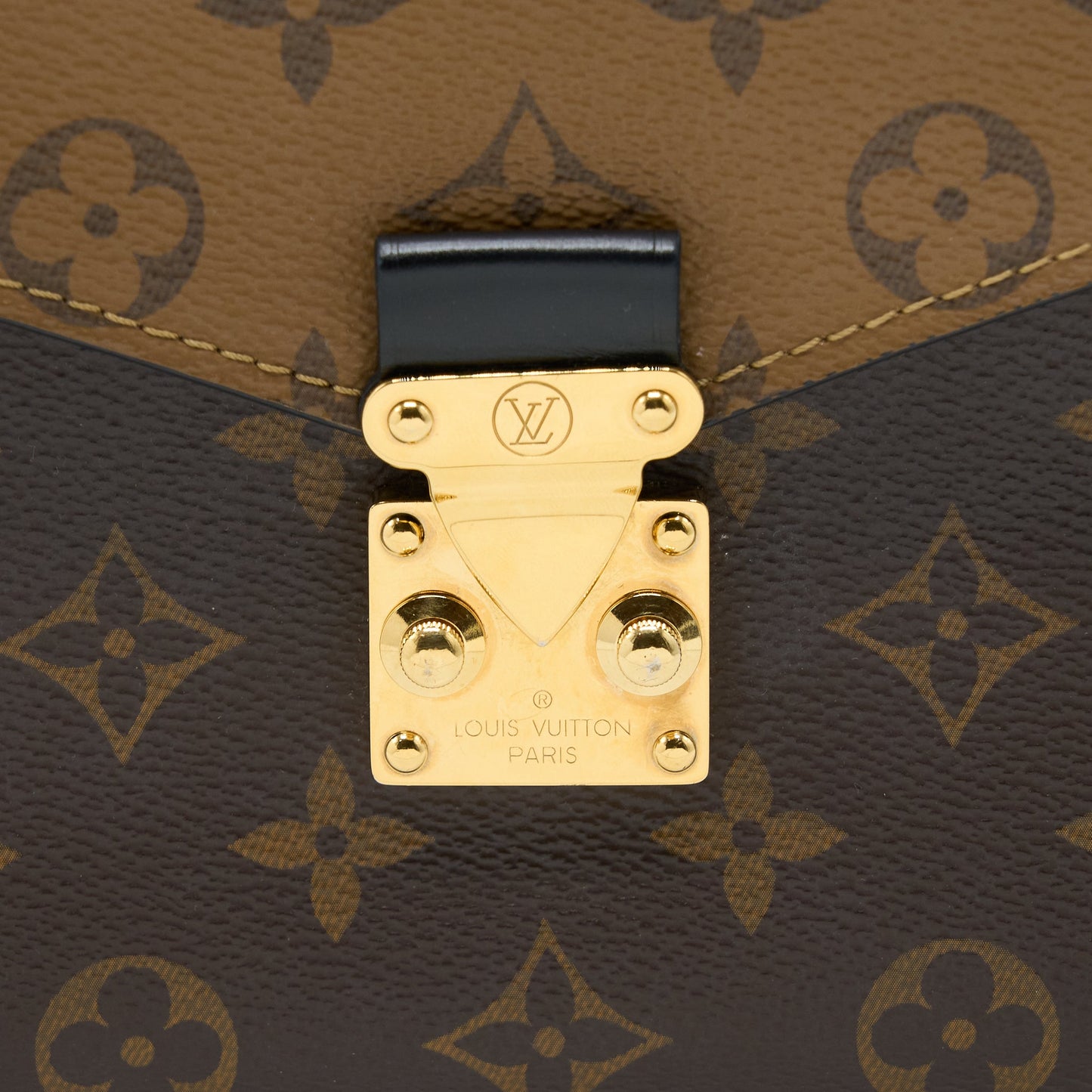 Louis Vuitton Pochette Metis Monogram Reverse Canvas GHW