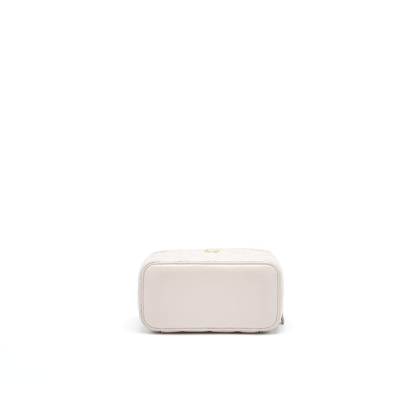 Chanel Pearl Crush Long Vanity On Chain Lambskin Light Purple GHW
