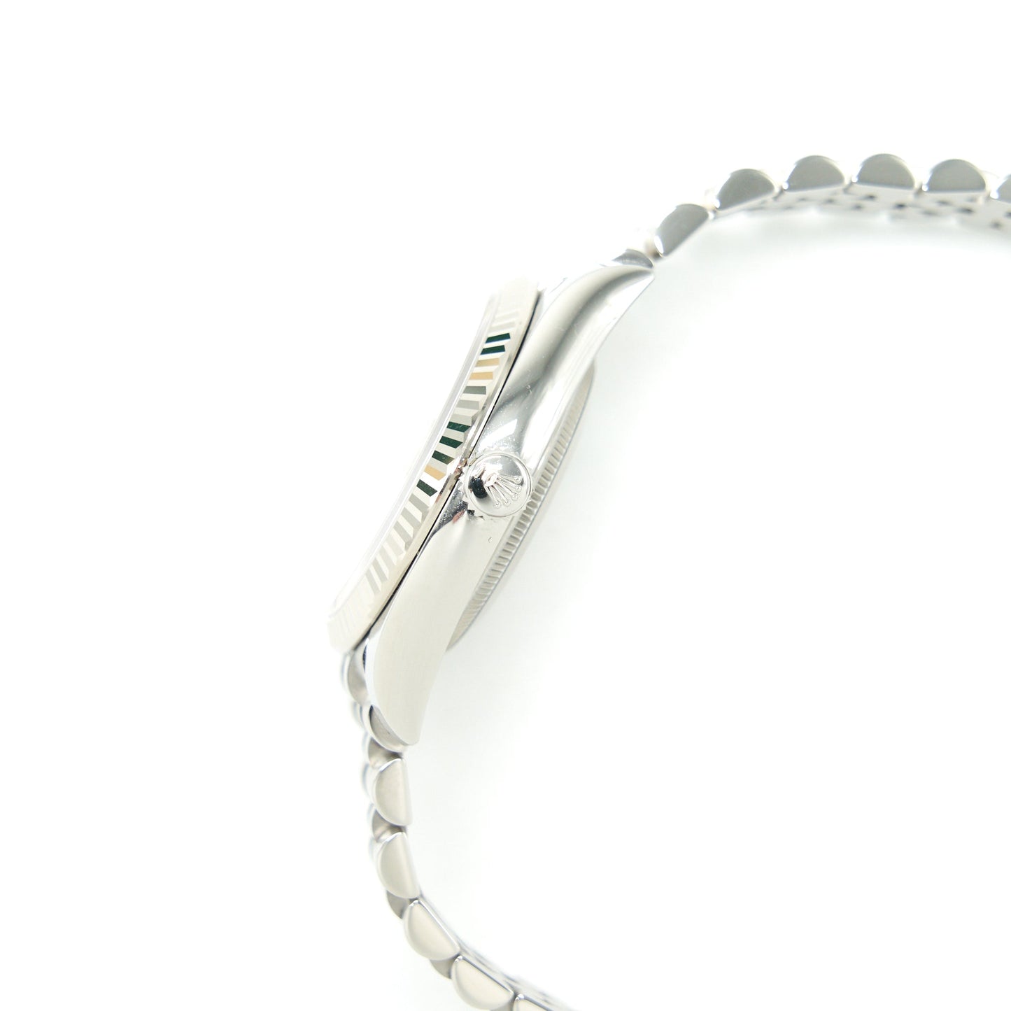 Rolex Datejust 36 Oyster Steel And White Gold White Dial