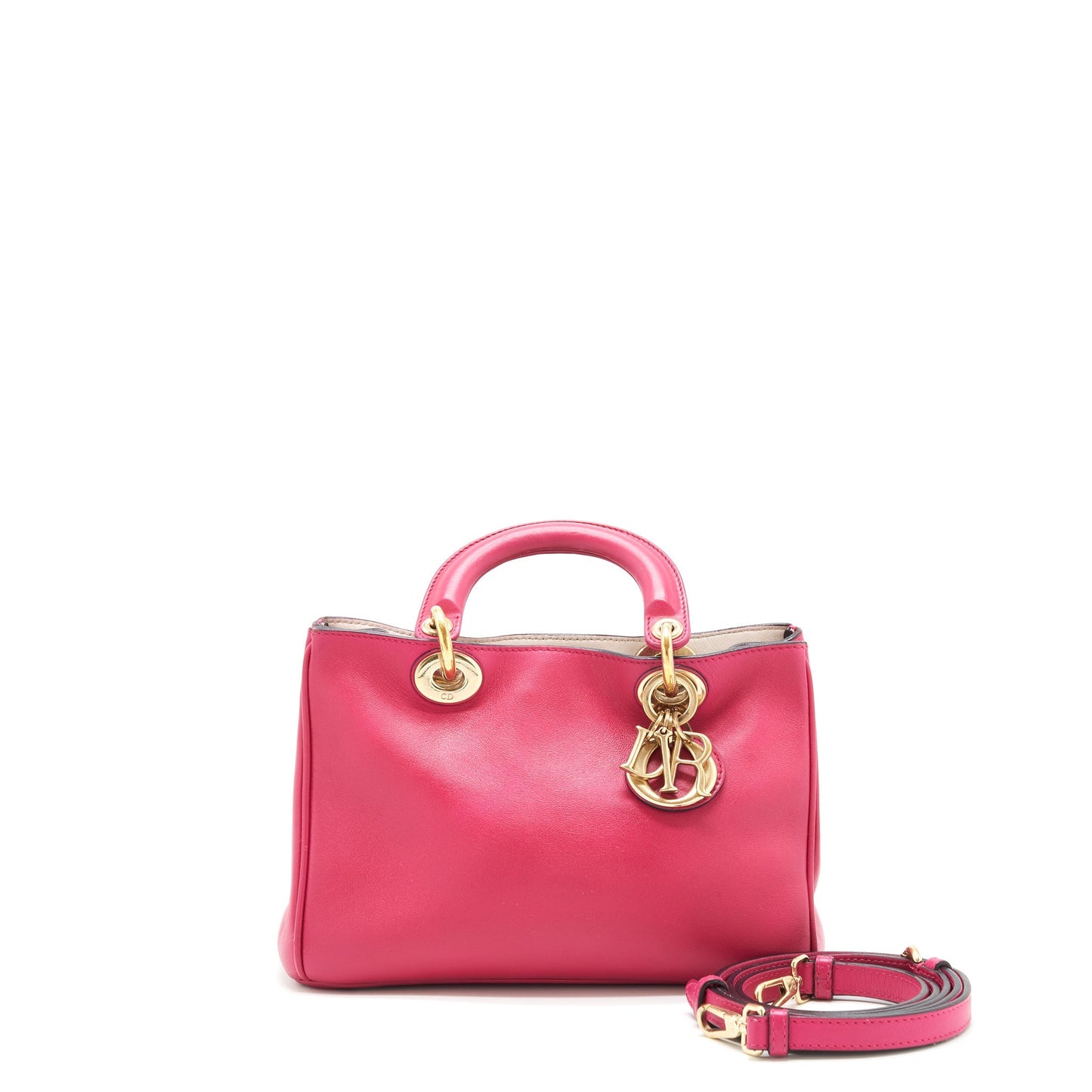 Luxury Dior Luxury Diorissimo Small Tote Bag Pink GHW