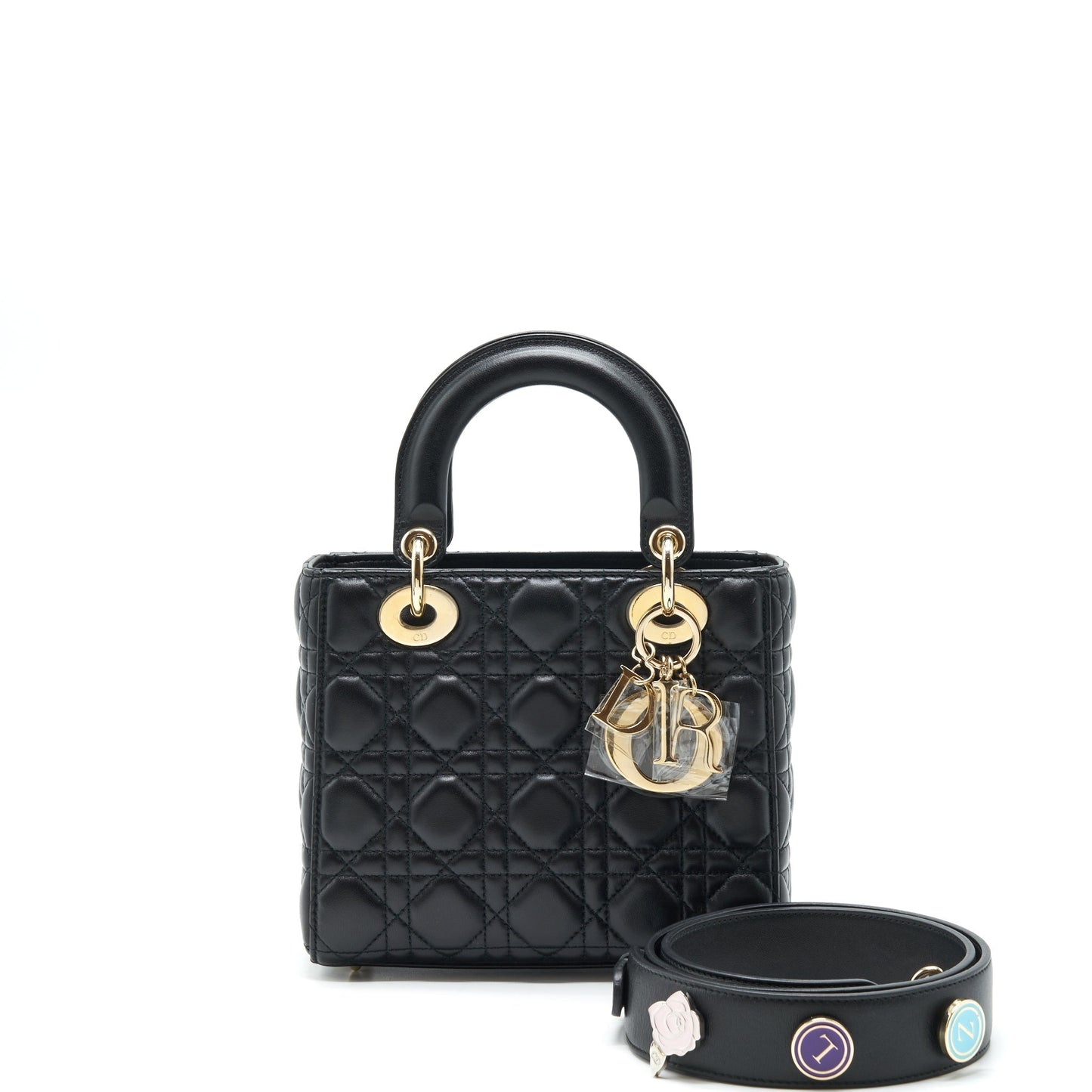 Luxury Dior Lady Luxury Dior Small My ABC Bag Lambskin Black LGHW