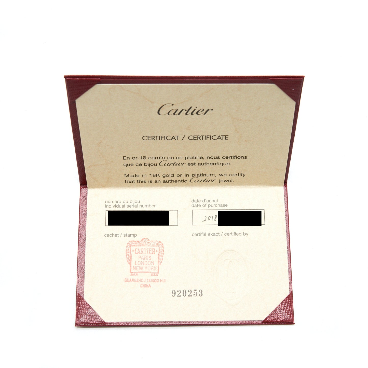 Cartier Size 17 Love Bracelet Rosegold With 4 Diamonds