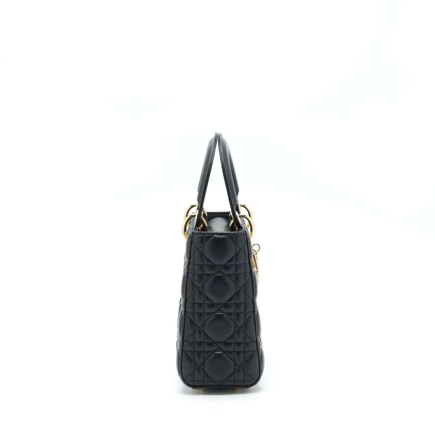 Luxury Dior Lady Luxury Dior Small My ABC Bag Lambskin Black LGHW
