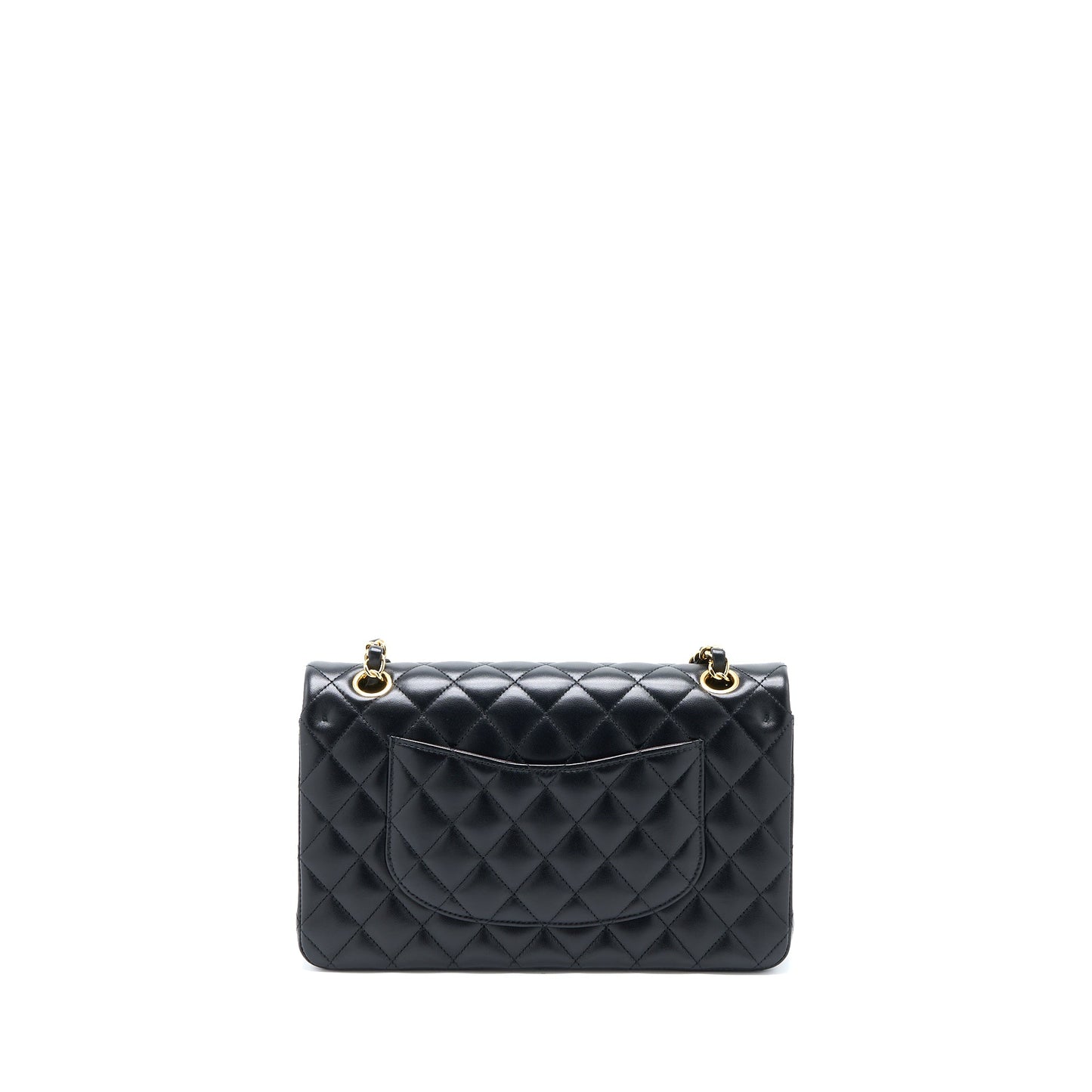 Chanel Medium Classic Double Flap Bag Lambskin Black GHW