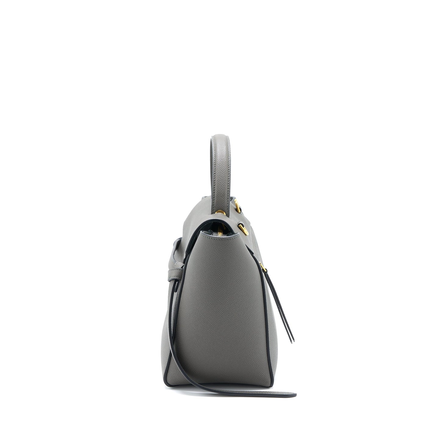 Celine Micro Belt Bag Grained Calfskin Grey GHW