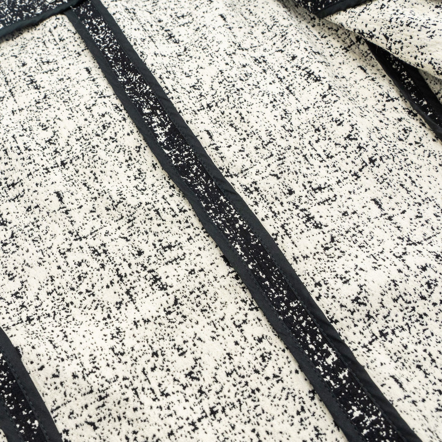 Bottega Veneta size 40 Jacquared Jacket wool / cotton back / white