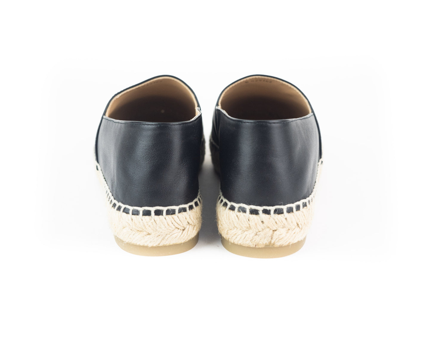 Chanel Lambskin CC Espadrilles Black