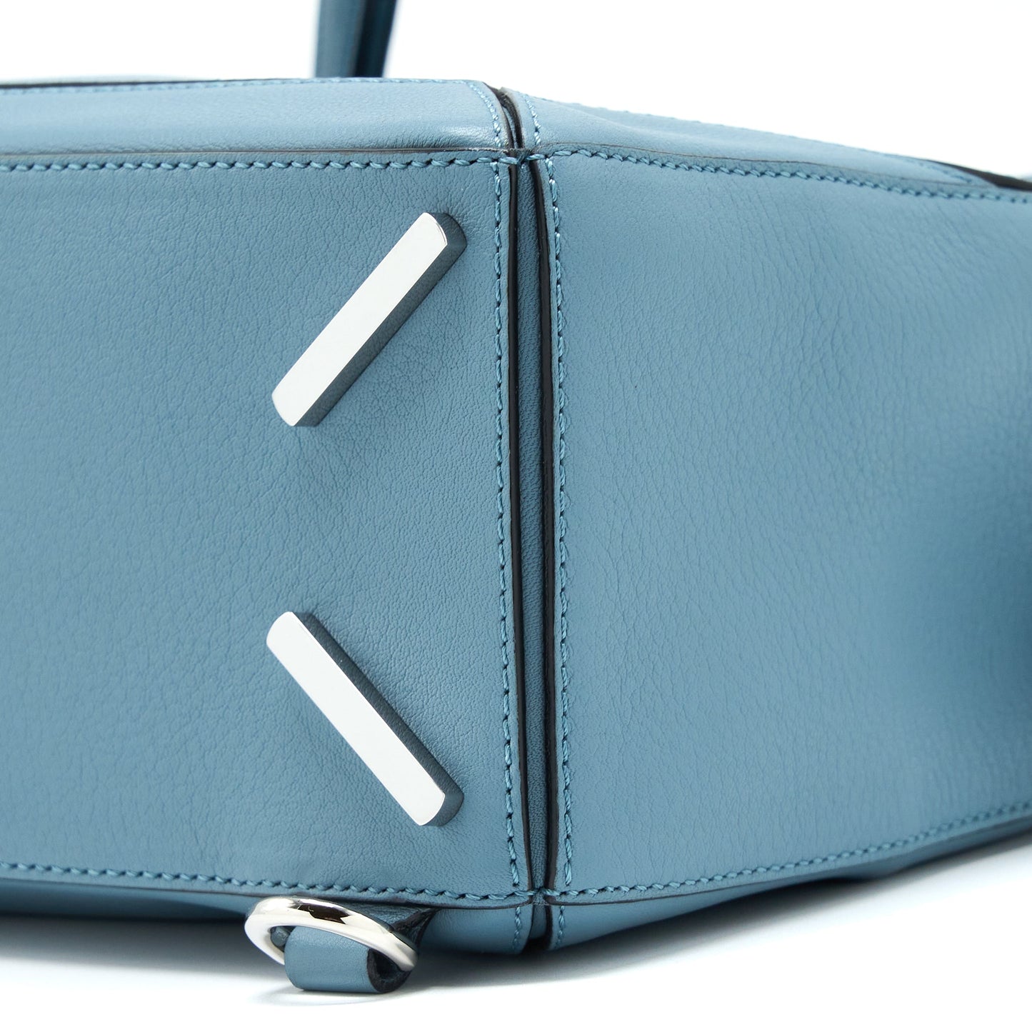 Loewe Small Puzzle Bag Calfskin Blue SHW