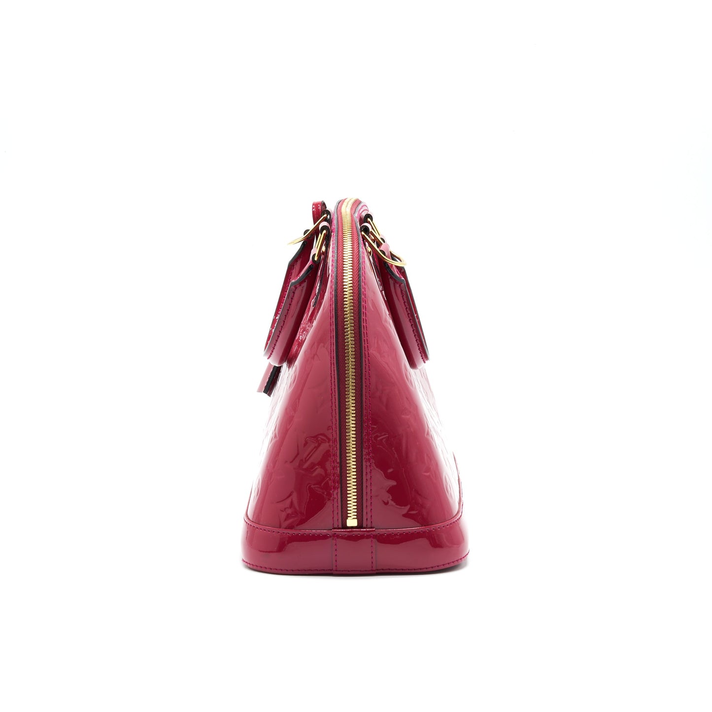 LOUIS VUITTON ALMA PM PATENT LEATHER INDIAN ROSE