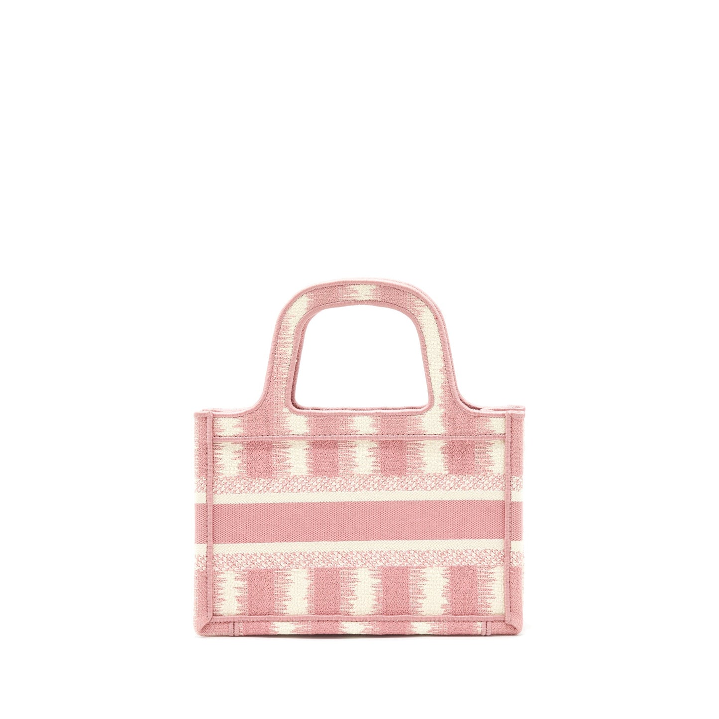 Luxury Dior Book Tote Mini Bag Pink/White