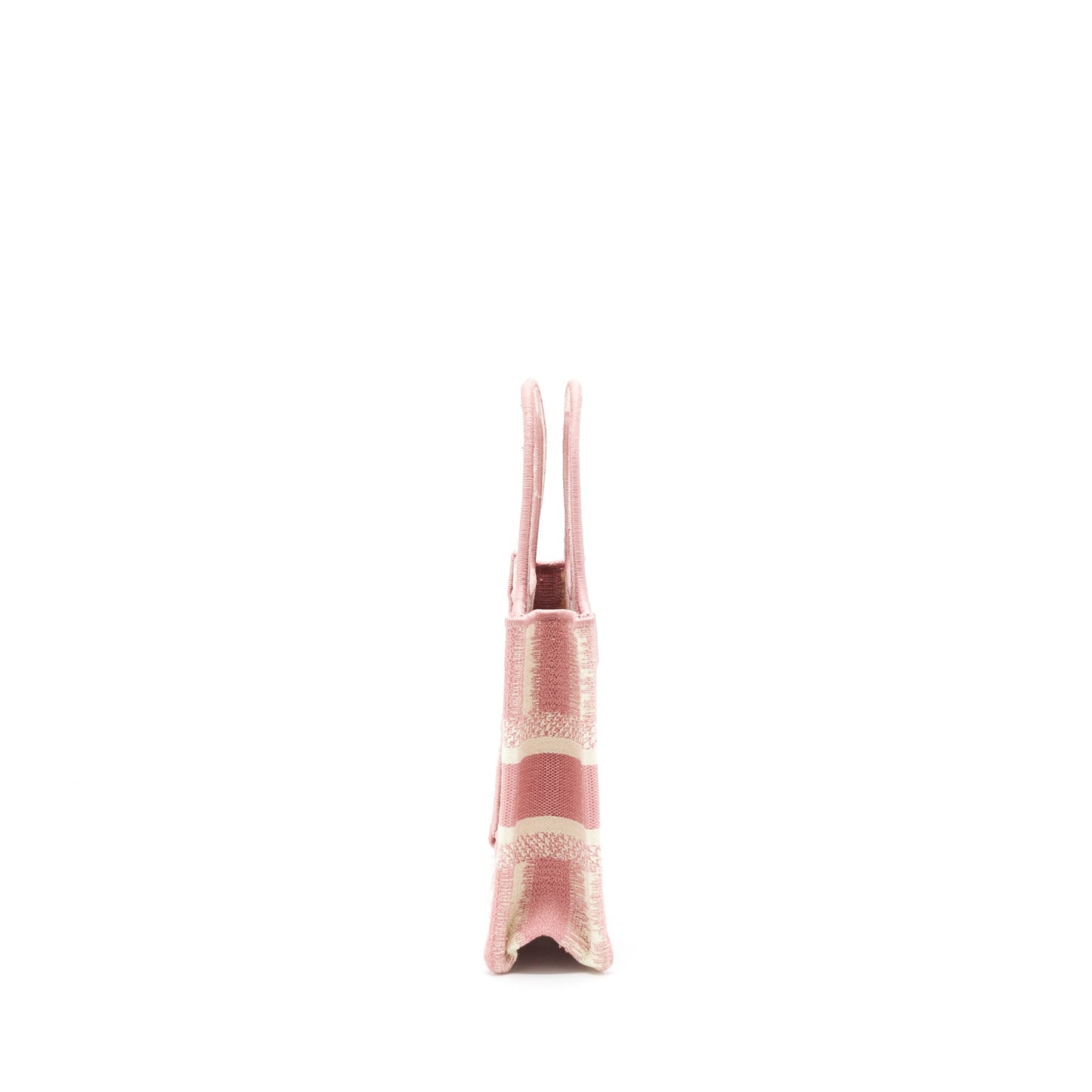 Luxury Dior Book Tote Mini Bag Pink/White