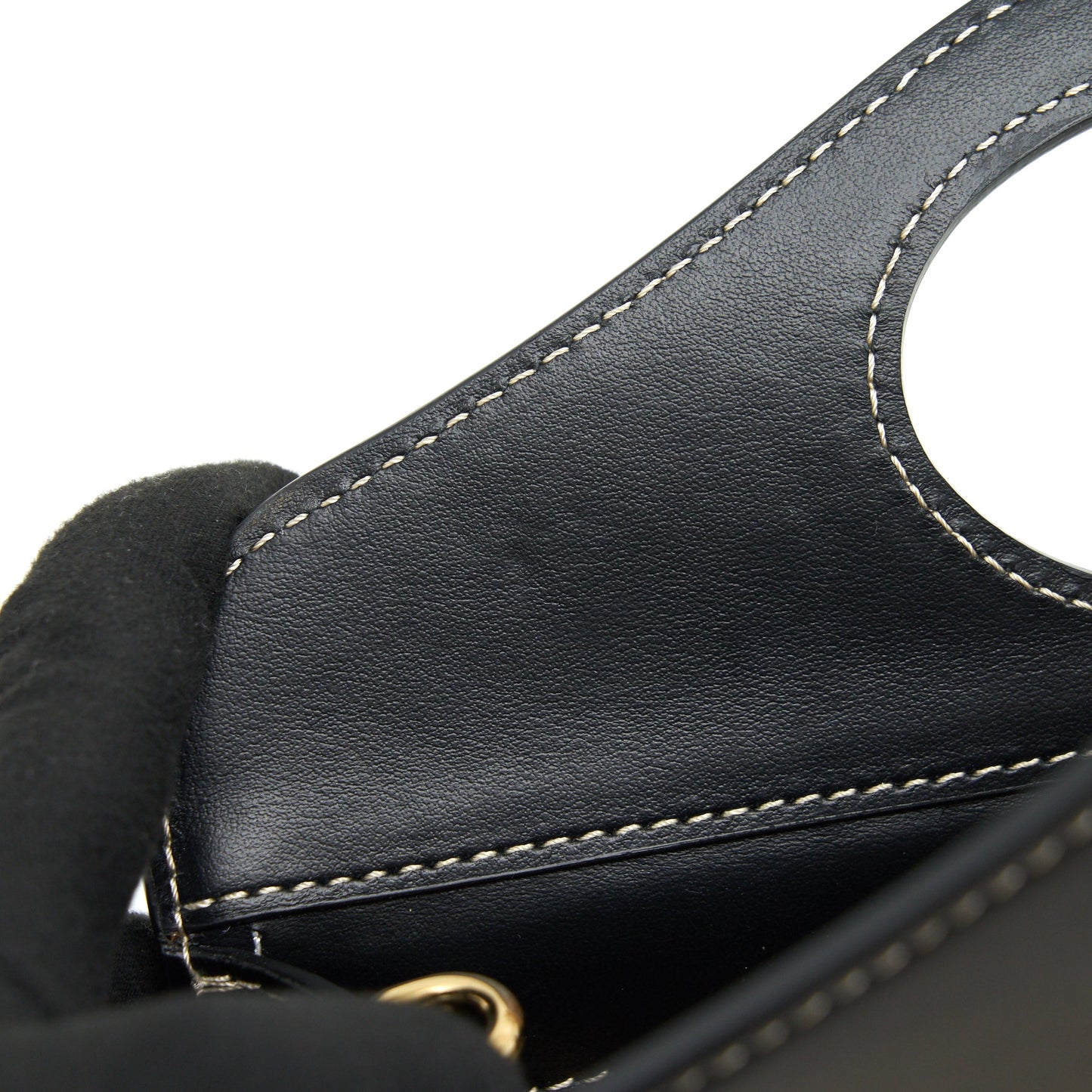 Burberry Mini Two-tone Canvas/Leather pocket bag