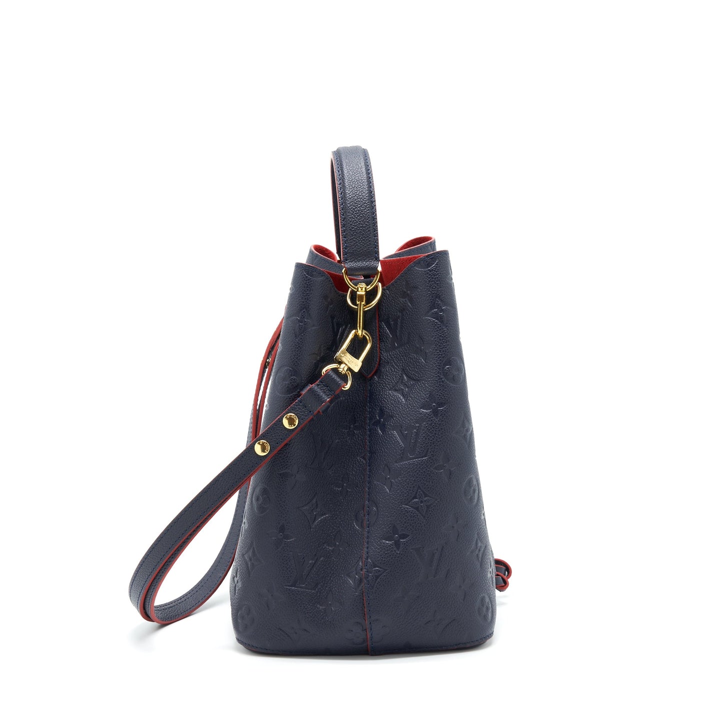 Louis Vuitton Neonoe Monogram Empreinte Marine Rouge GHW